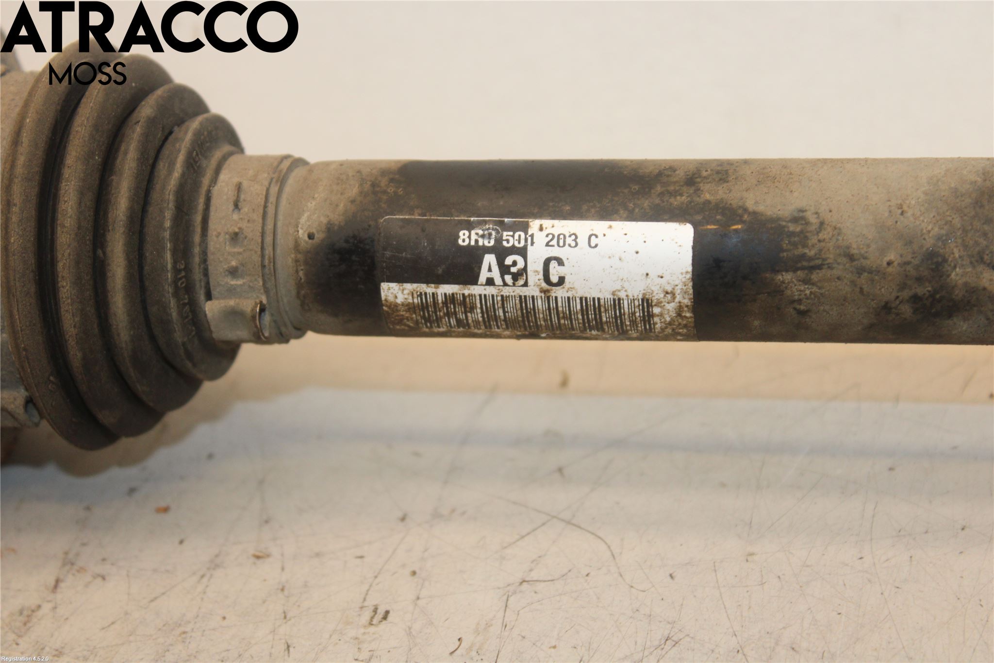 Audi A6 ALLROAD 12-18 Drivaksel Bak Kompl Venstre