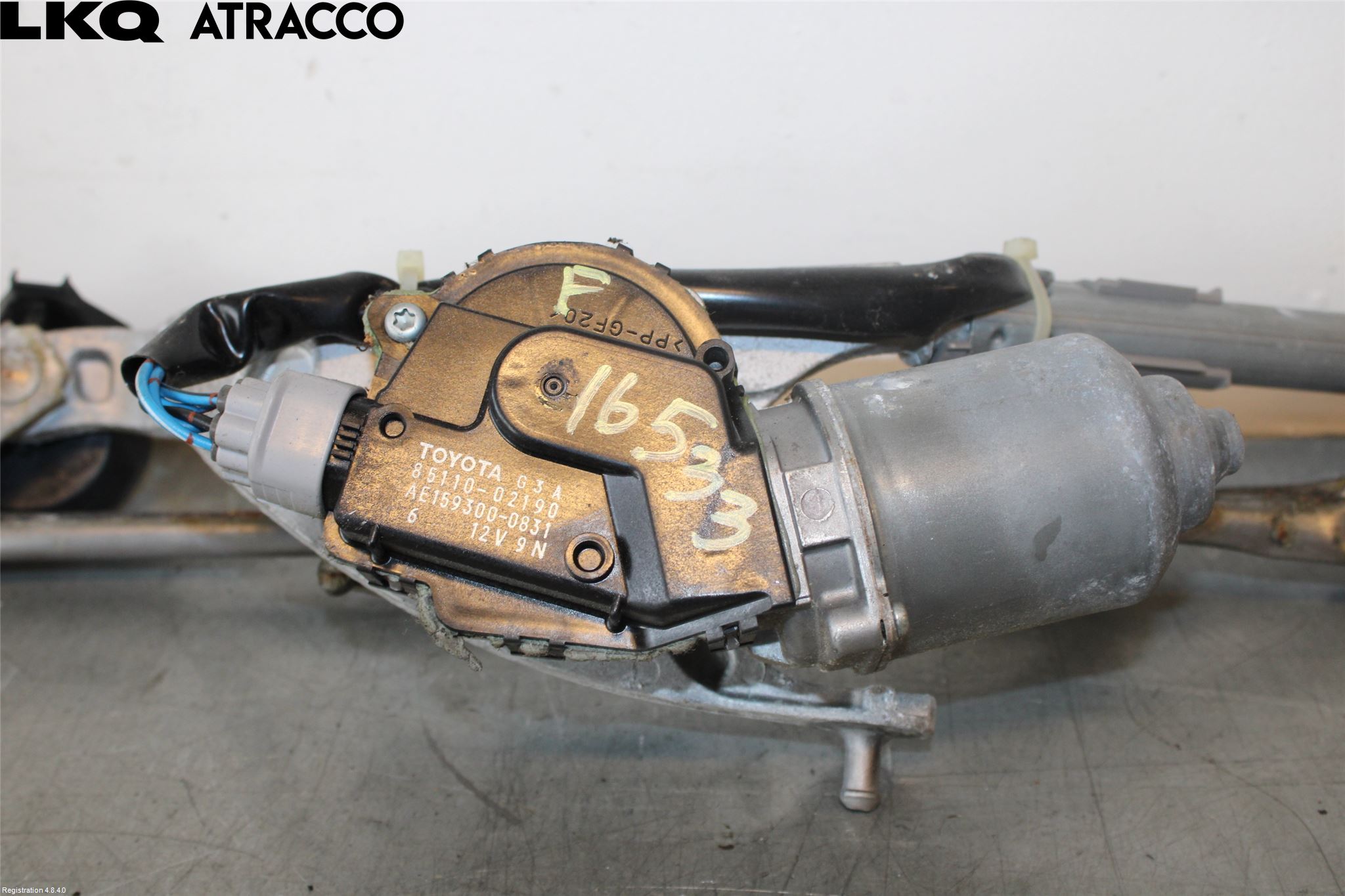 Toyota AURIS 10-12 Viskermotor Frontrute