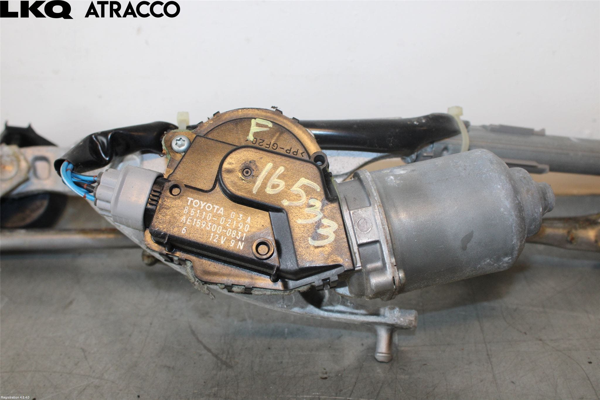 Toyota AURIS 10-12 Viskermotor Frontrute