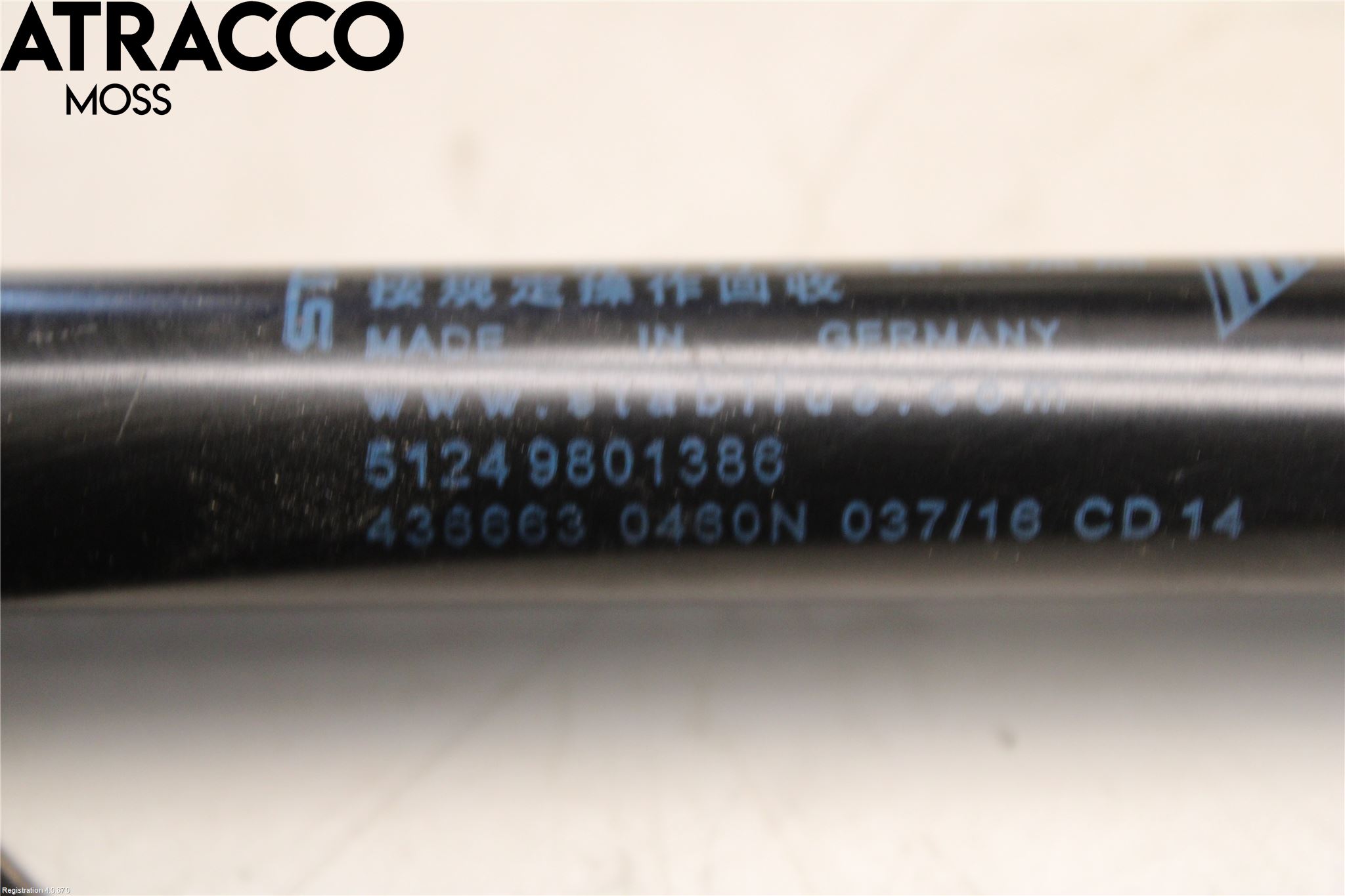 Mini COUPE R56 05-14 Bakluke Demper-Gassfjær