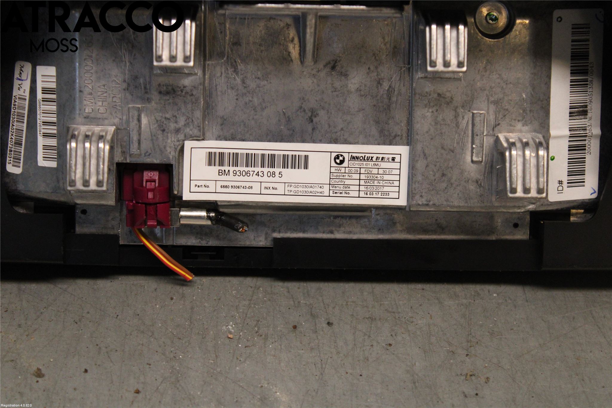 BMW i3 I01 13-22 Multifunktionsdisplay