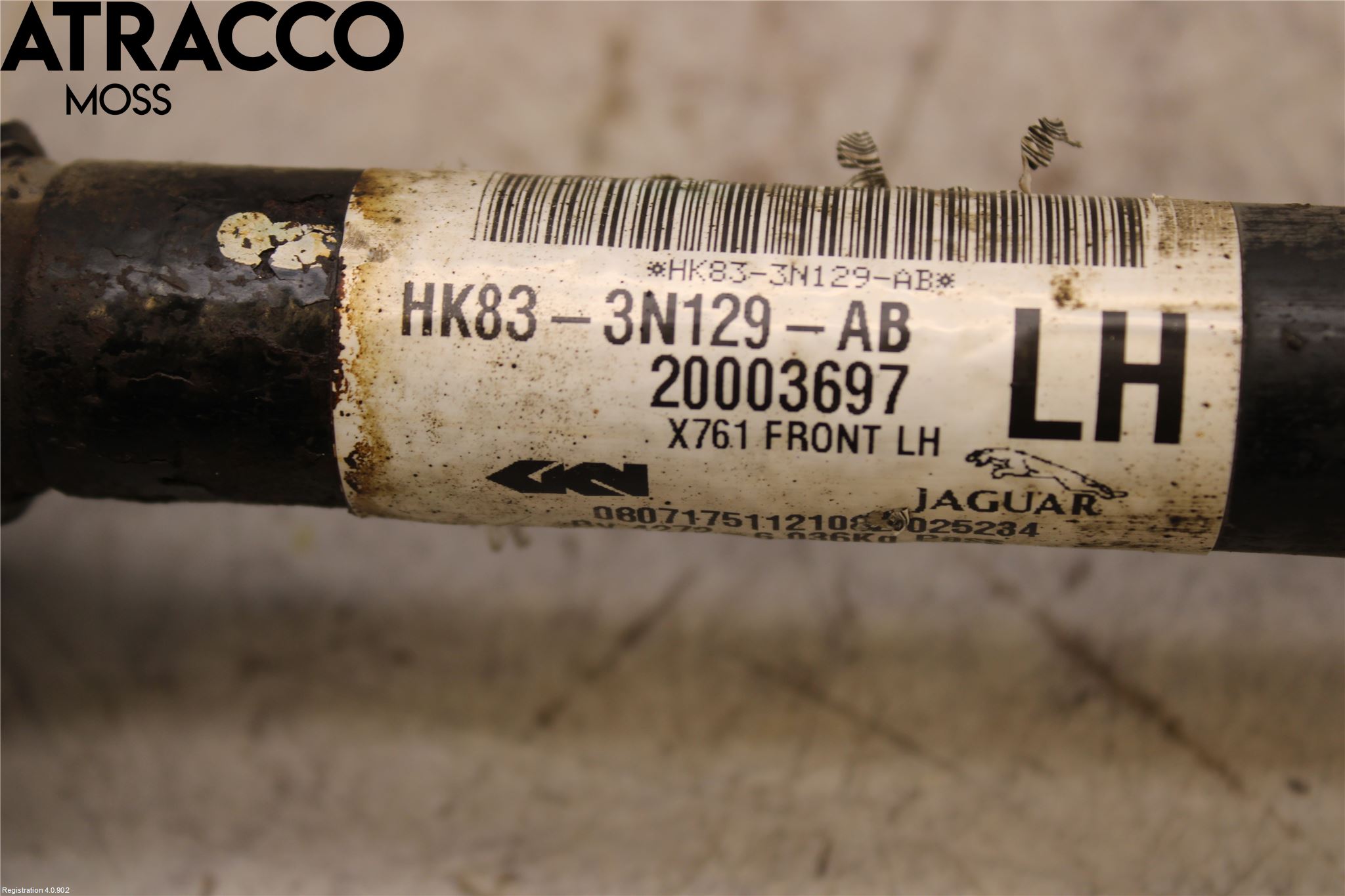 Jaguar F-PACE Drivaksel Foran Kompl Venstre