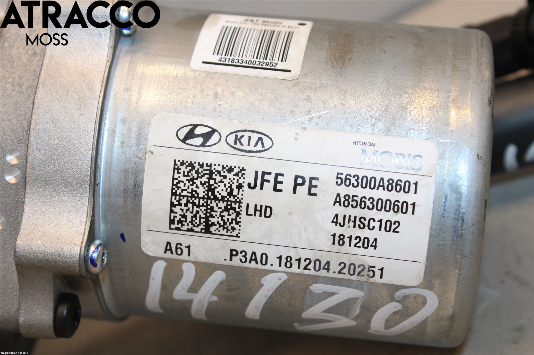 Kia OPTIMA 16-20 Rattakselaggregat Innebygd Servo