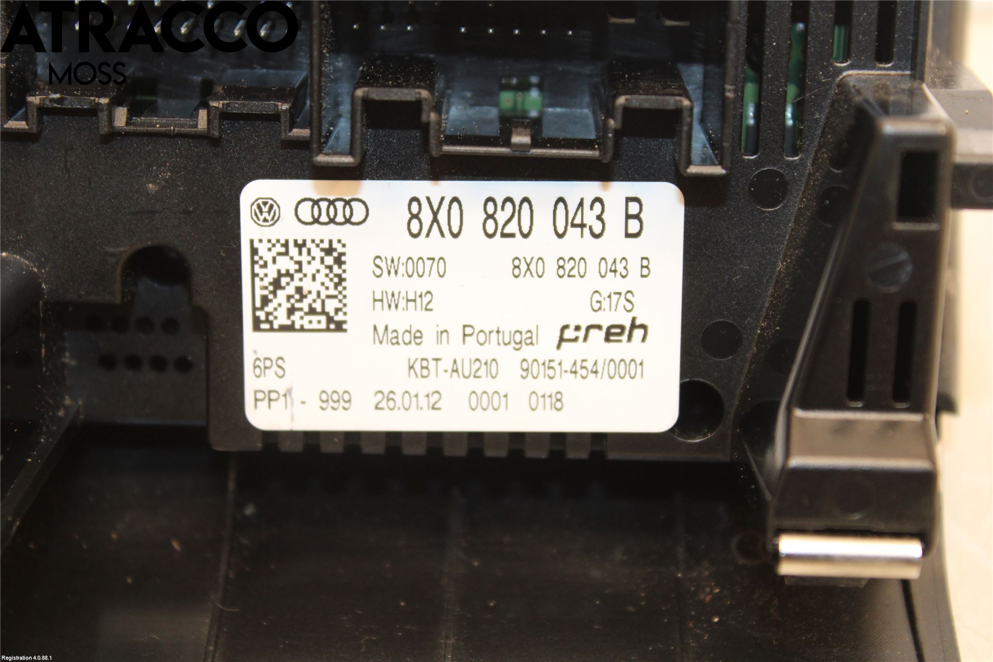 Audi A1/S1 11-18 Varme Ac Betjening-Display