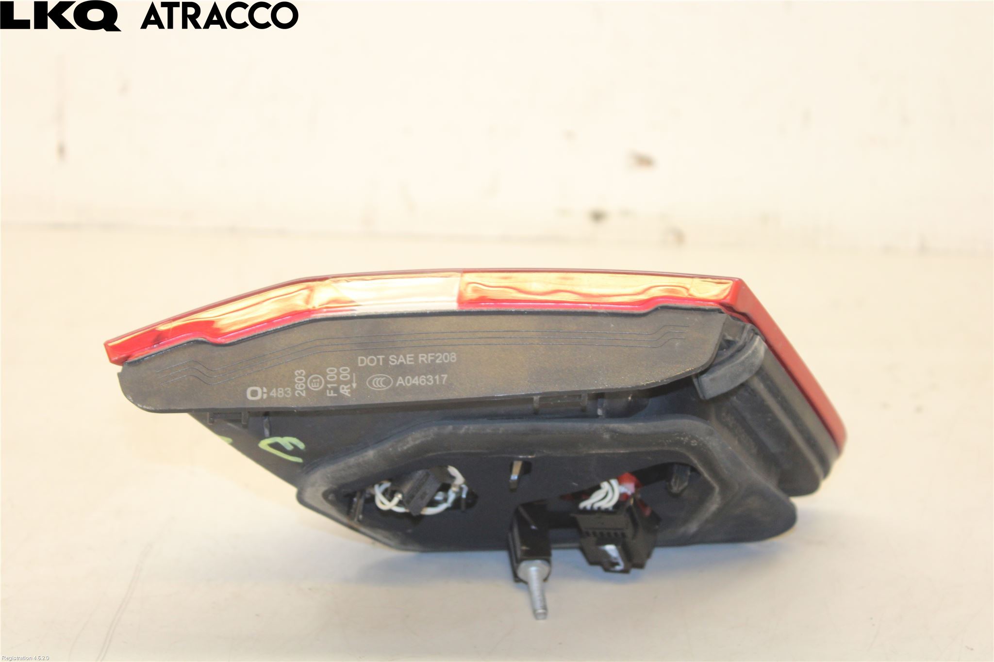 Mercedes-Benz MB E-KLASS (W212) 09-16 Baklykt Venstre  På Luke(Indre