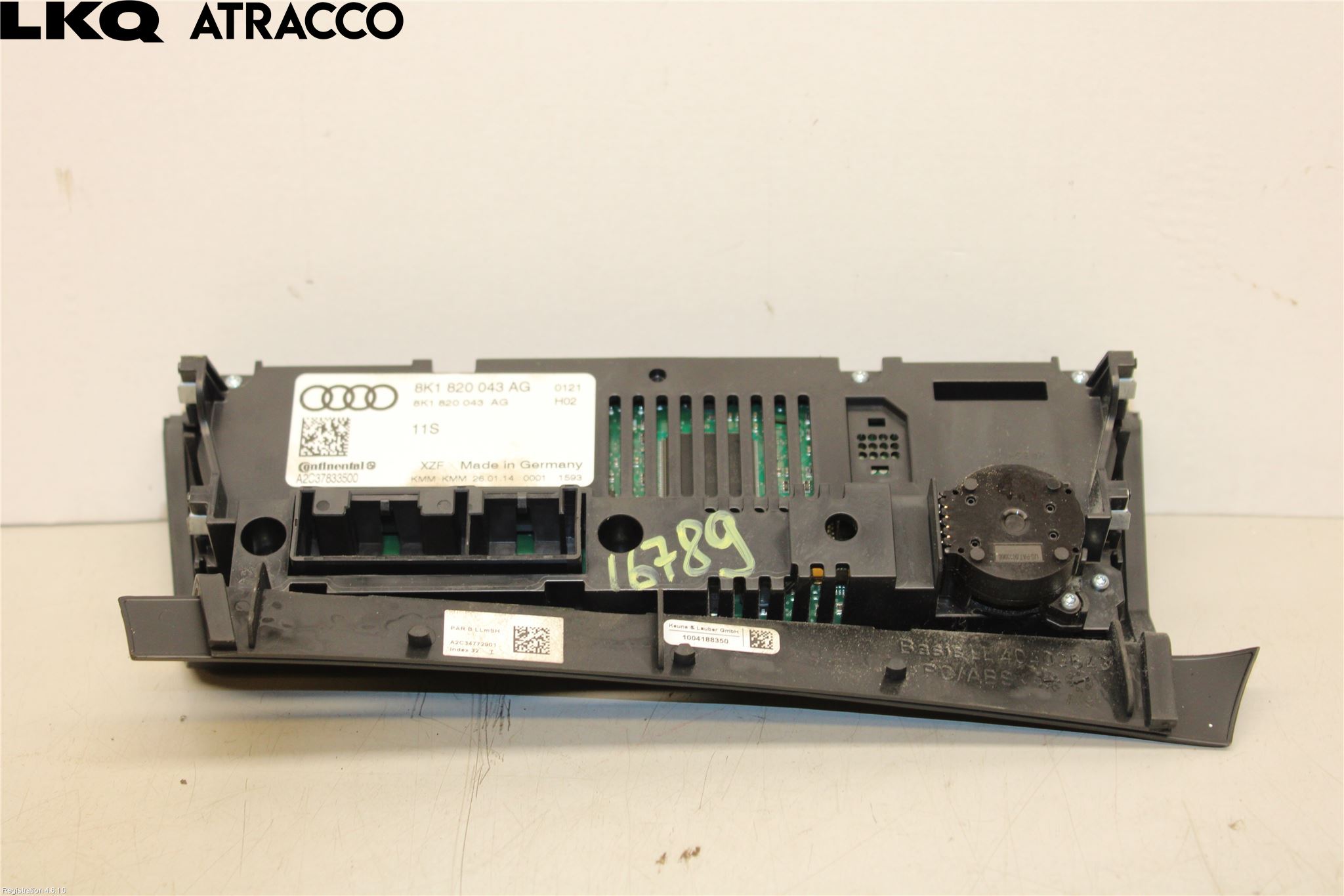 Audi Q5 09-16 Varme Ac Betjening-Display