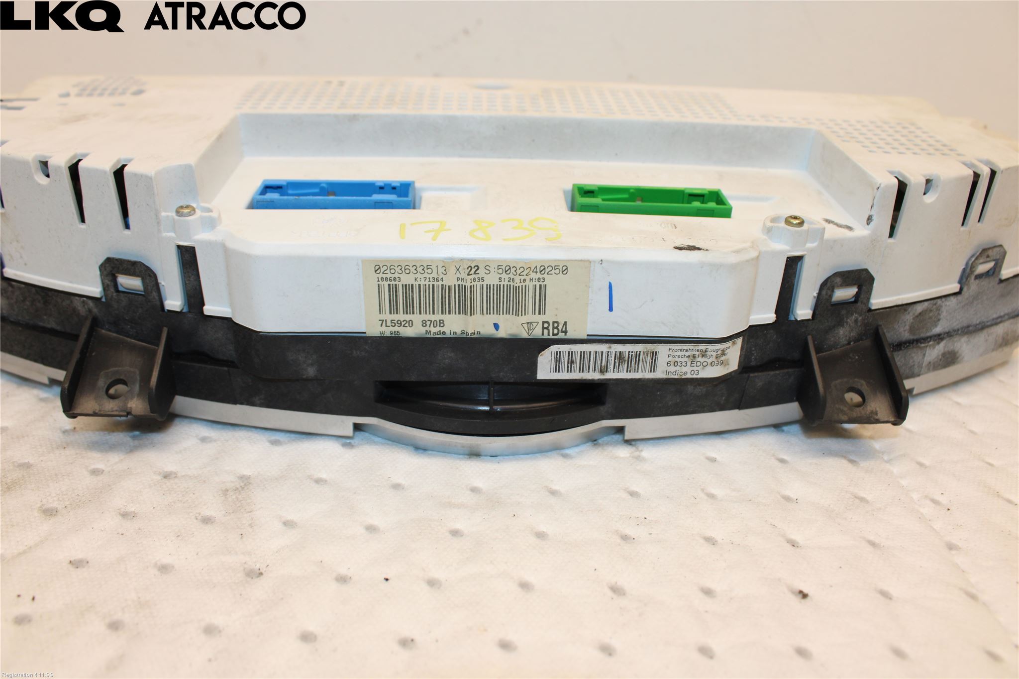 Porsche CAYENNE 03- Instr Speedometer