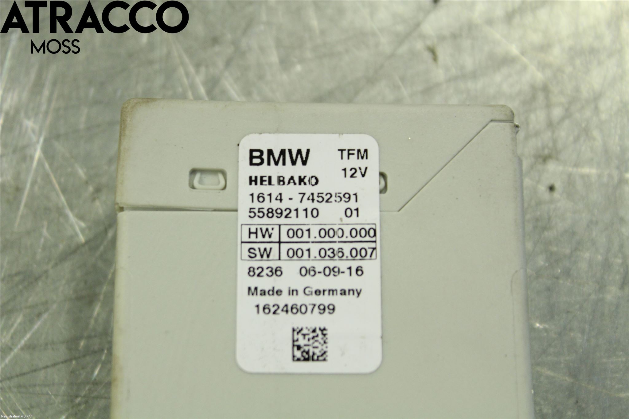 BMW 3 F30/F31/F80 12-19 Styreenhet Øvrig