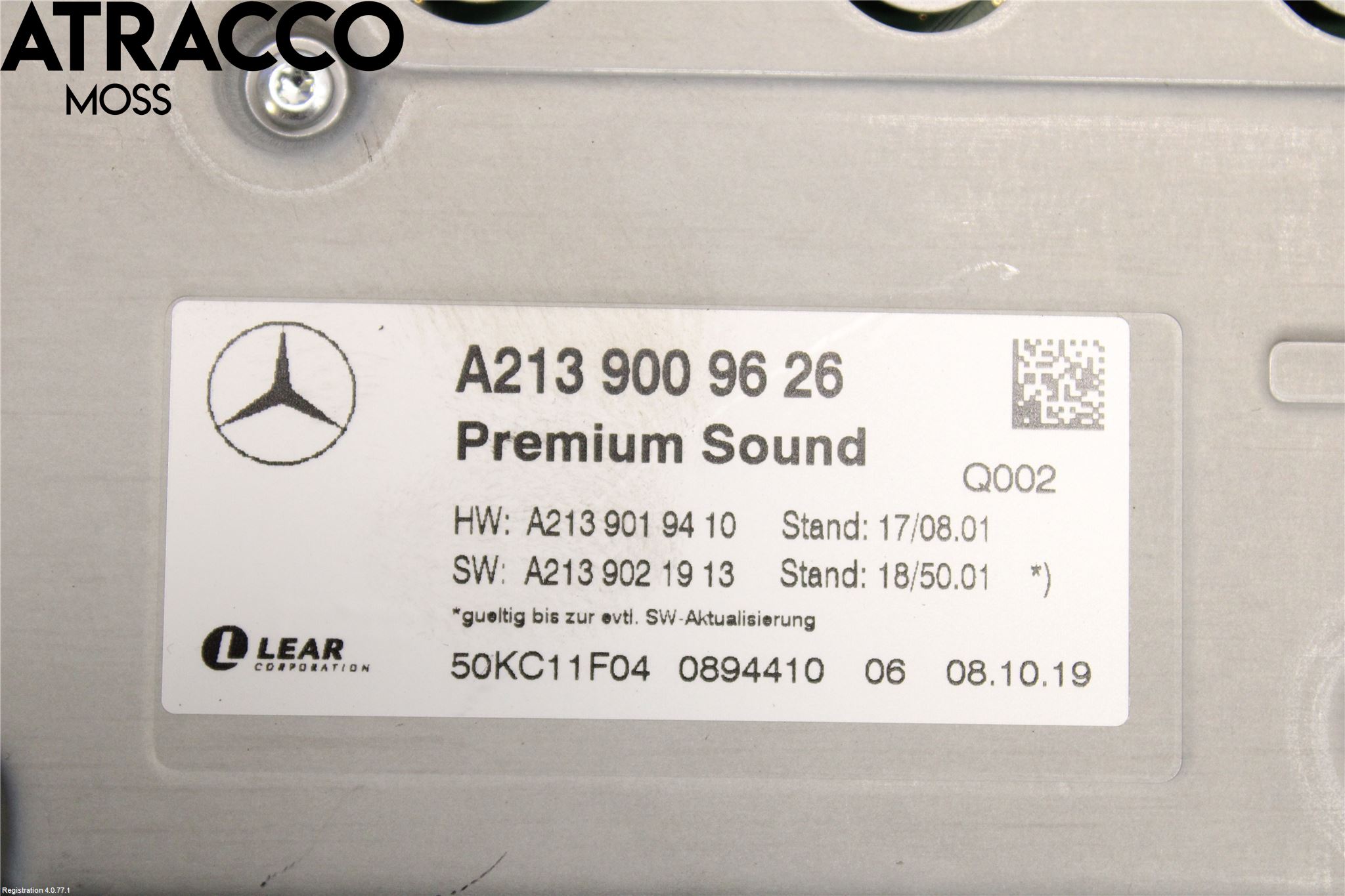 Mercedes-Benz MB E-KLASS (W213) 16-23 Stereo Forsterker