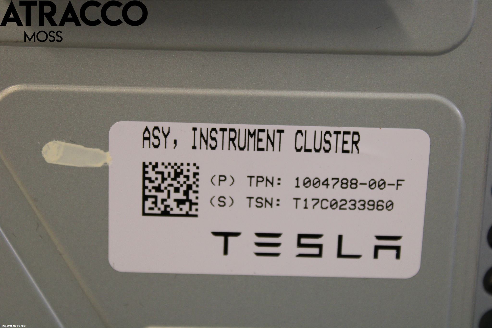 Tesla MODEL X 16- Instr Kombinert