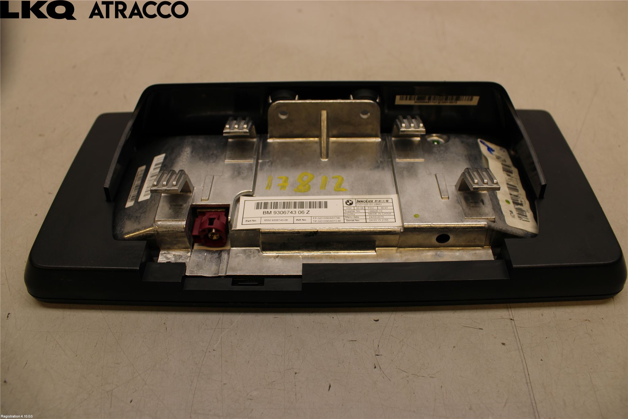 BMW i3 I01 13-22 Multifunktionsdisplay