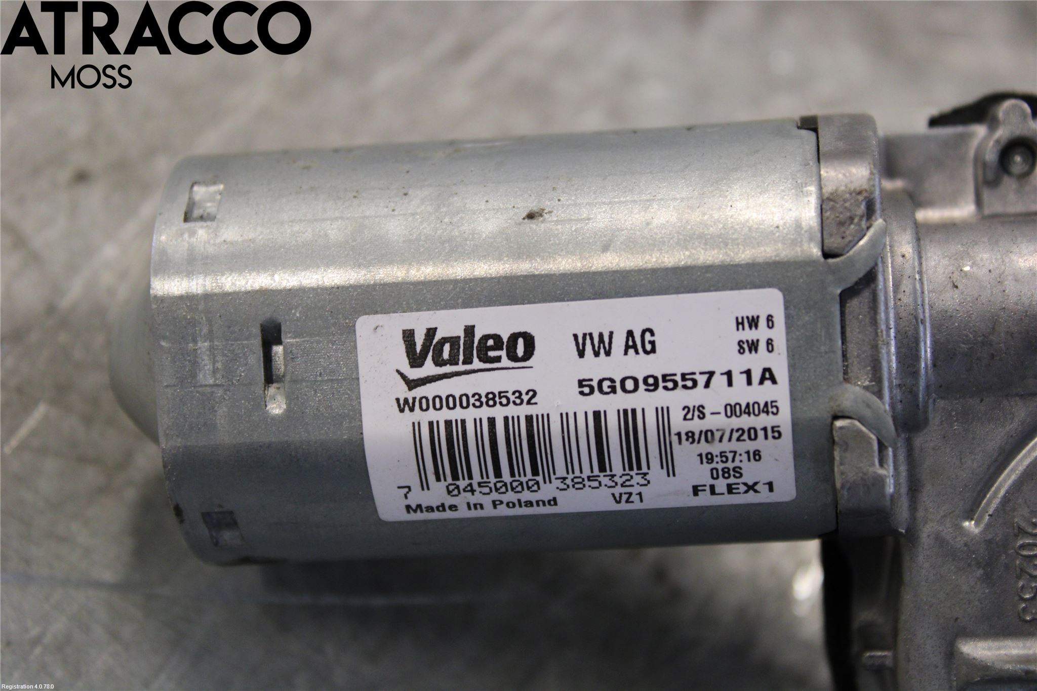 Volkswagen VW GOLF / E-GOLF VII 13-20 Viskermotor Bakluke