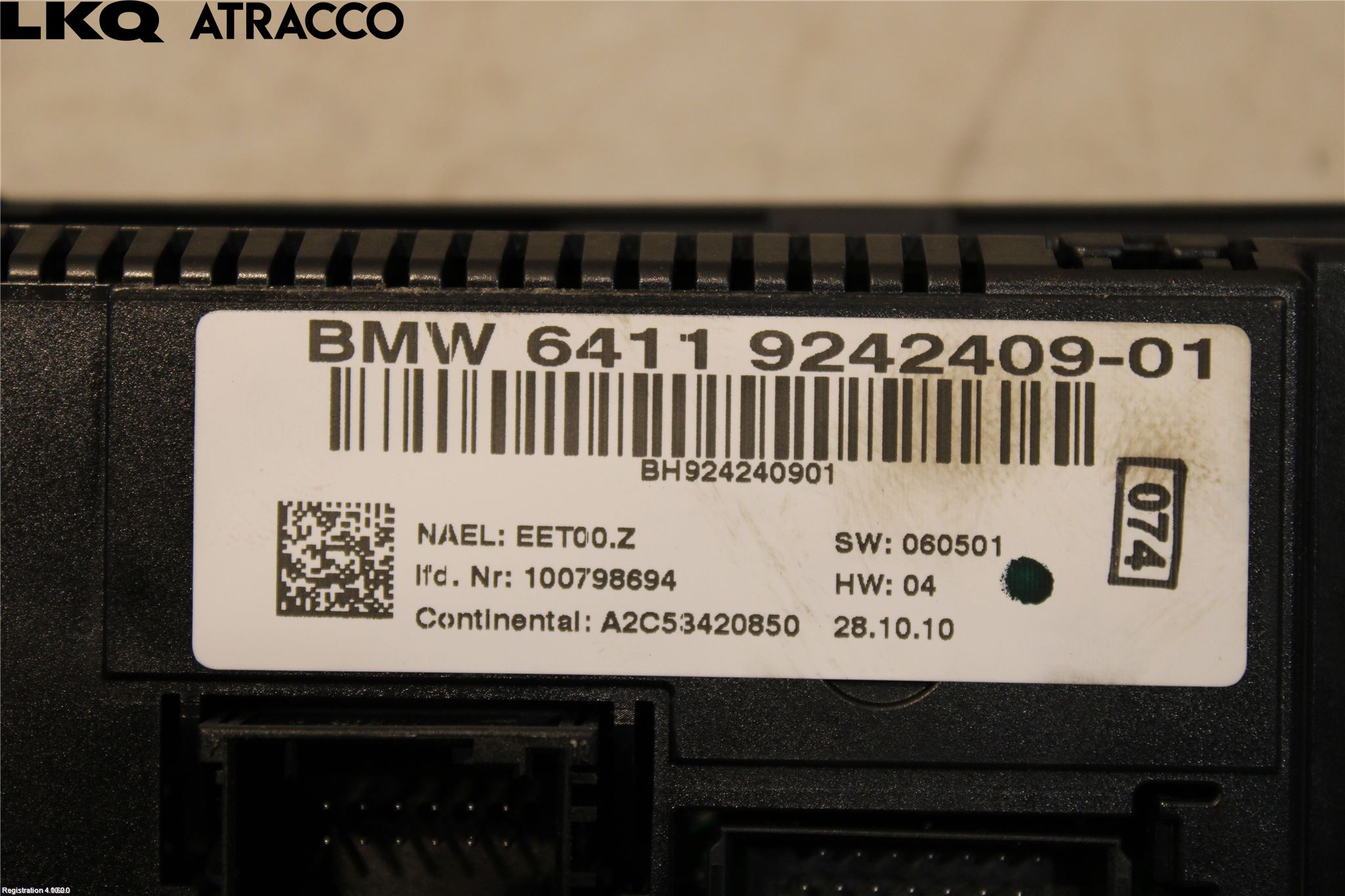 BMW X1 E84 10-15 Varme Ac Betjening-Display