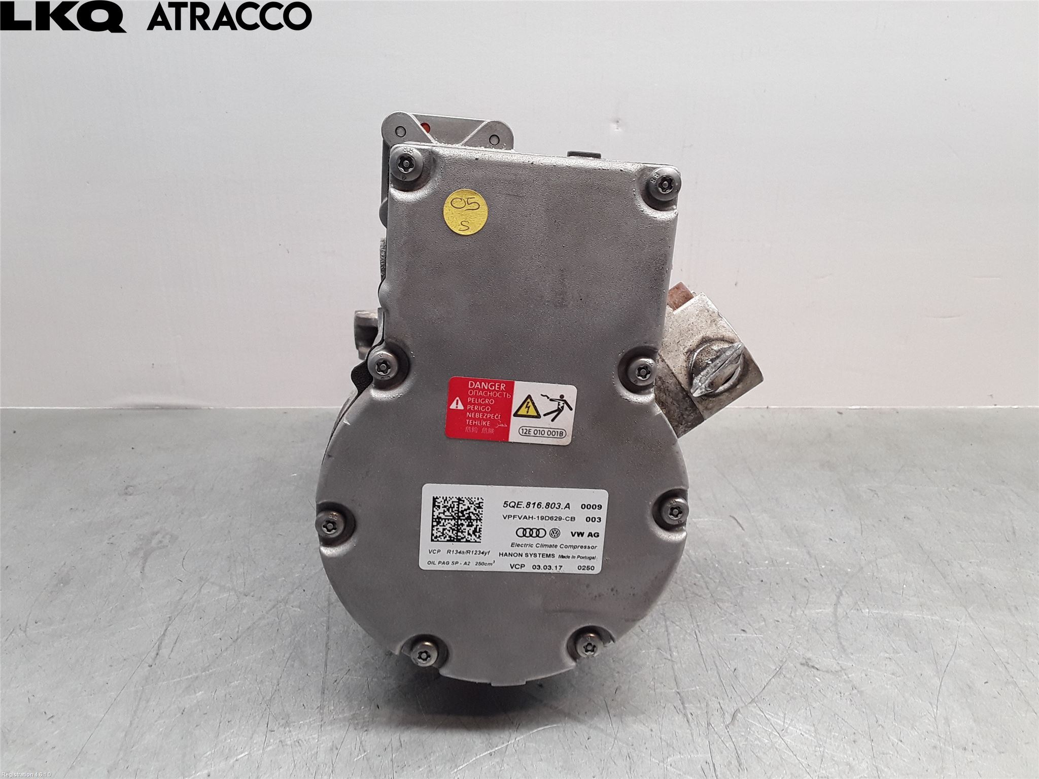 Volkswagen VW GOLF / E-GOLF VII 13-20 Varme Ac Kompressor