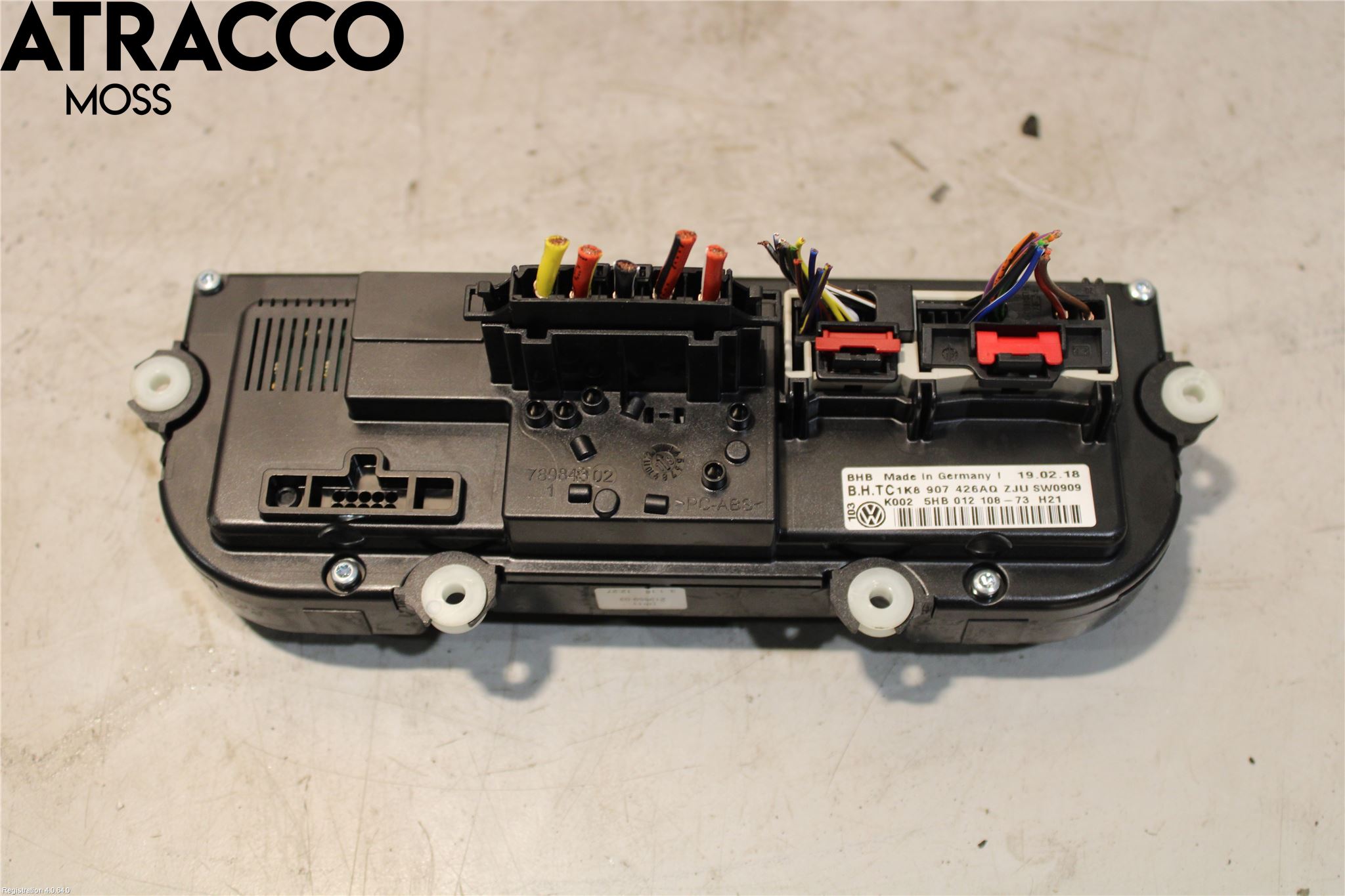 Volkswagen VW CADDY 16-20 Varme Ac Betjening-Display