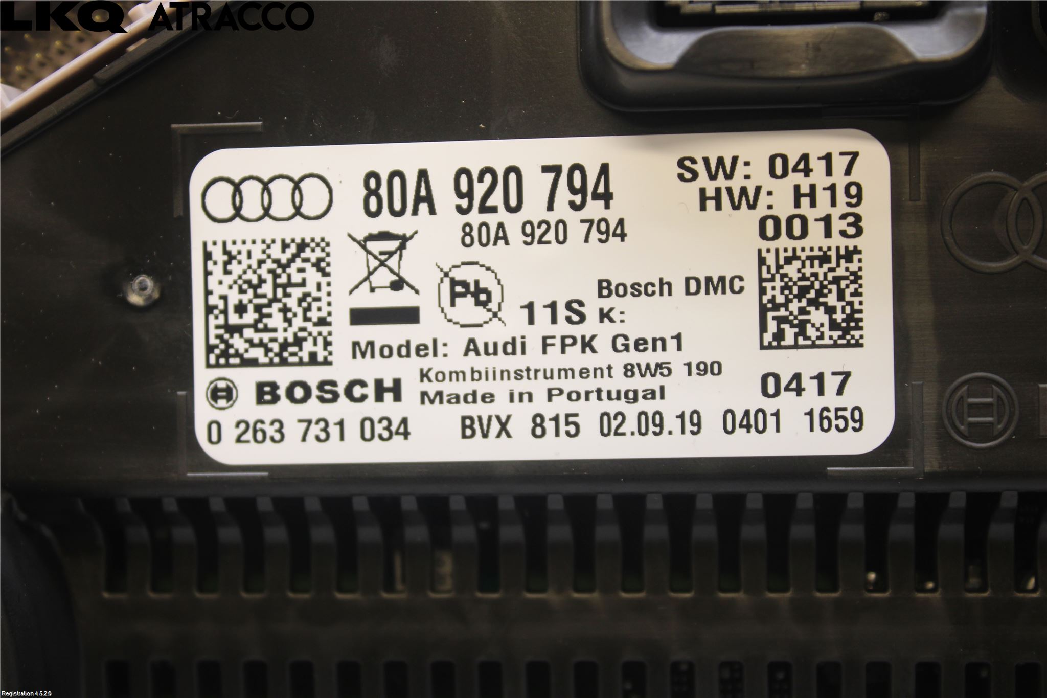 Audi Q5/SQ5 17- Instr Kombinert