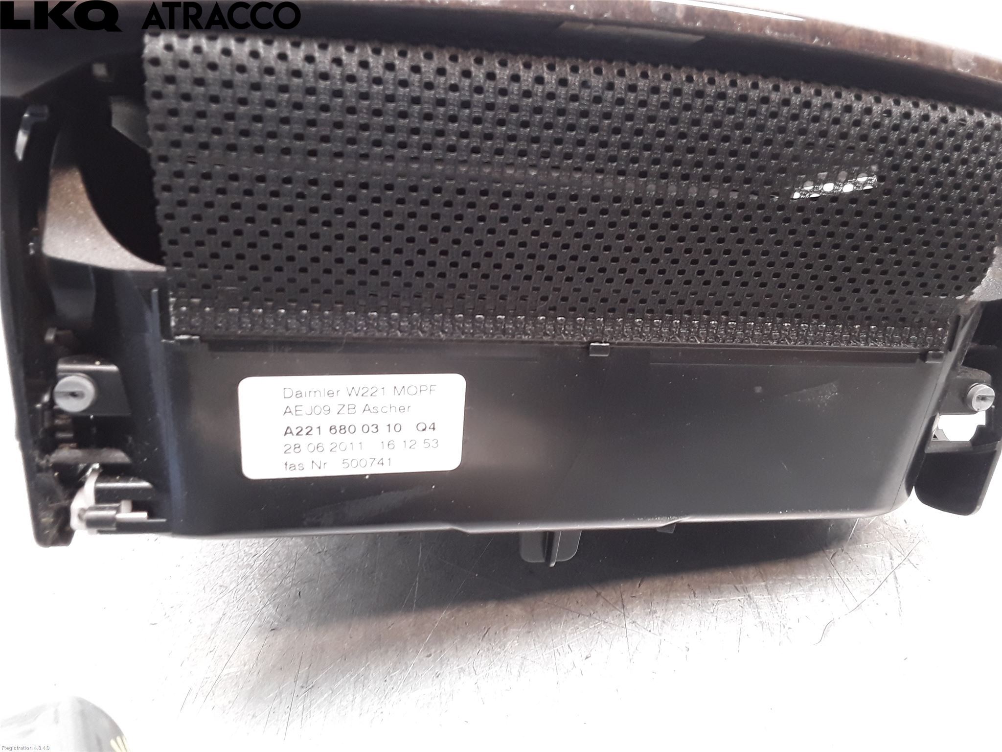 Mercedes-Benz MB S-KLASS (W221) 05-13 Innr Konsoll-Lomme