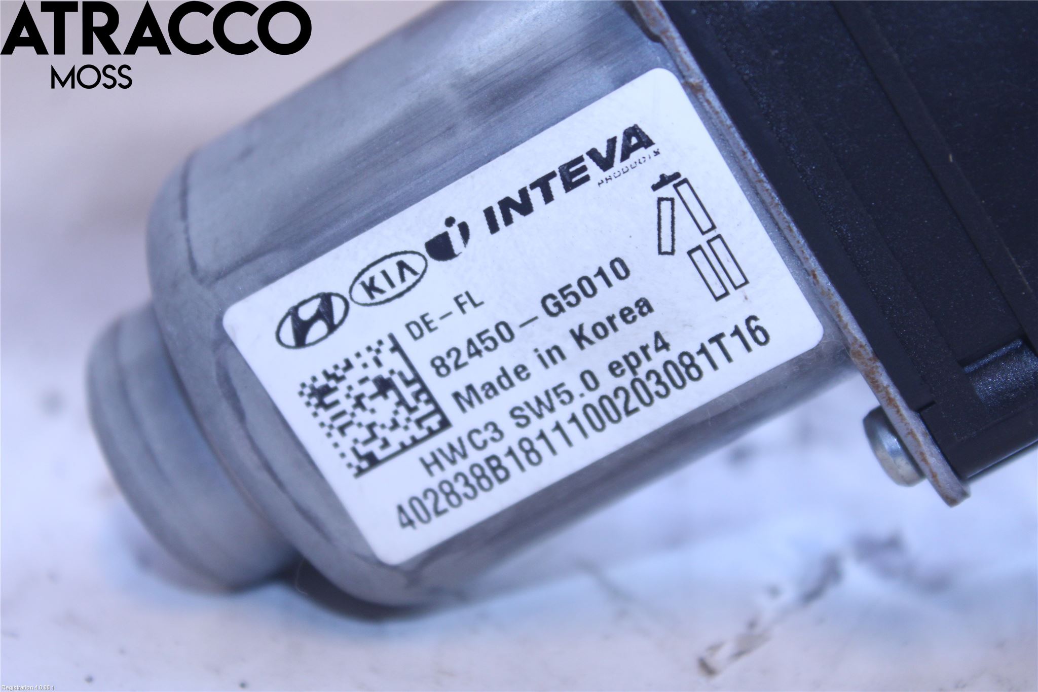 Kia NIRO (DE) 17-22 Vindusheismotor