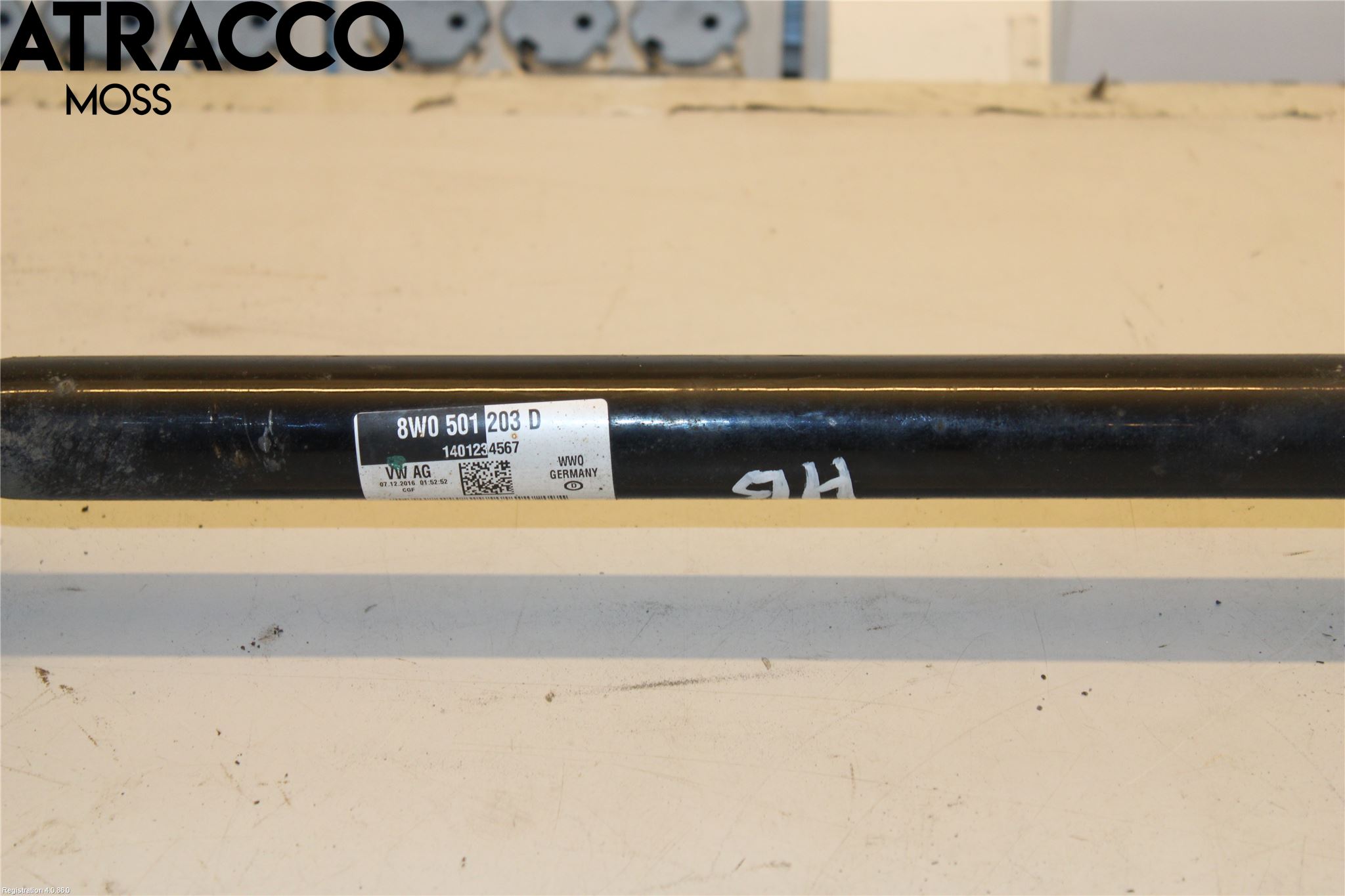 Audi A5 17- Drivaksel Bak Kompl Høyre