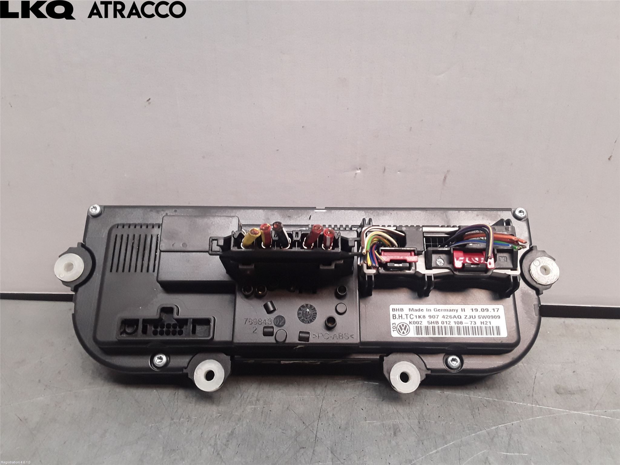 Volkswagen VW CADDY 16-20 Varme Ac Betjening-Display