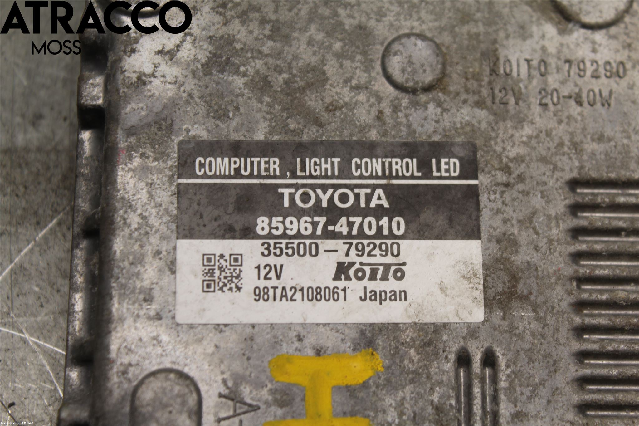 Toyota PRIUS ZVW30 09-20 Styreenhet Xenon