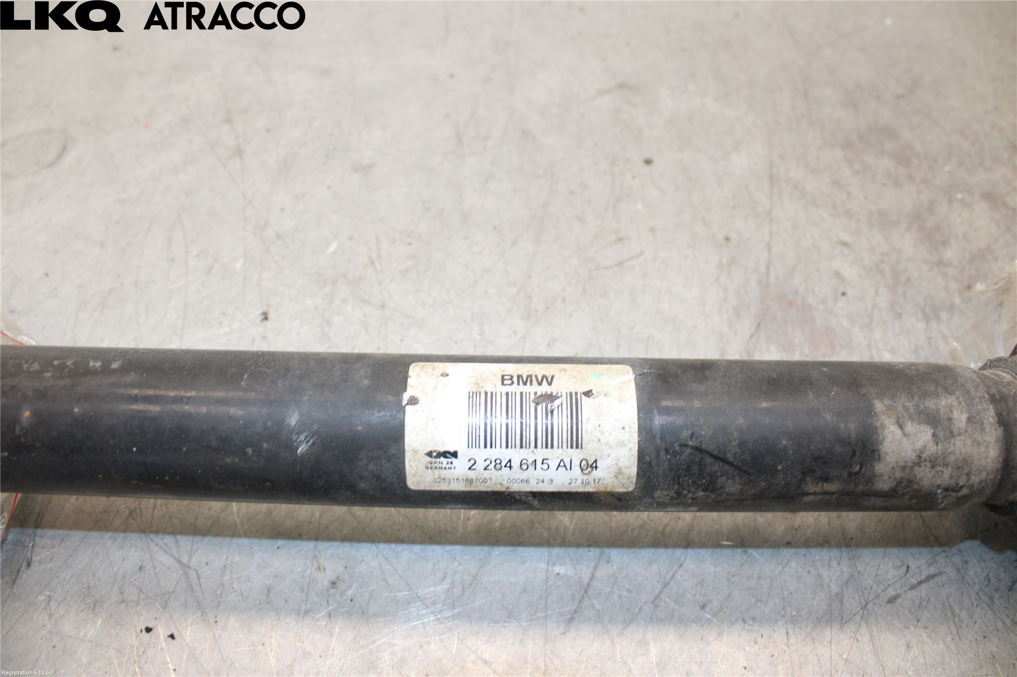 BMW 2 F22/F23/F87 Coupé/Cab 13-21 Drivaksel Foran Kompl Venstre