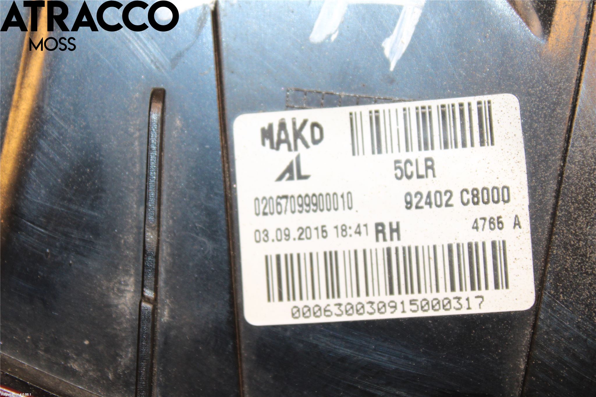 Hyundai i20 GB 15-20 Baklykt Høyre