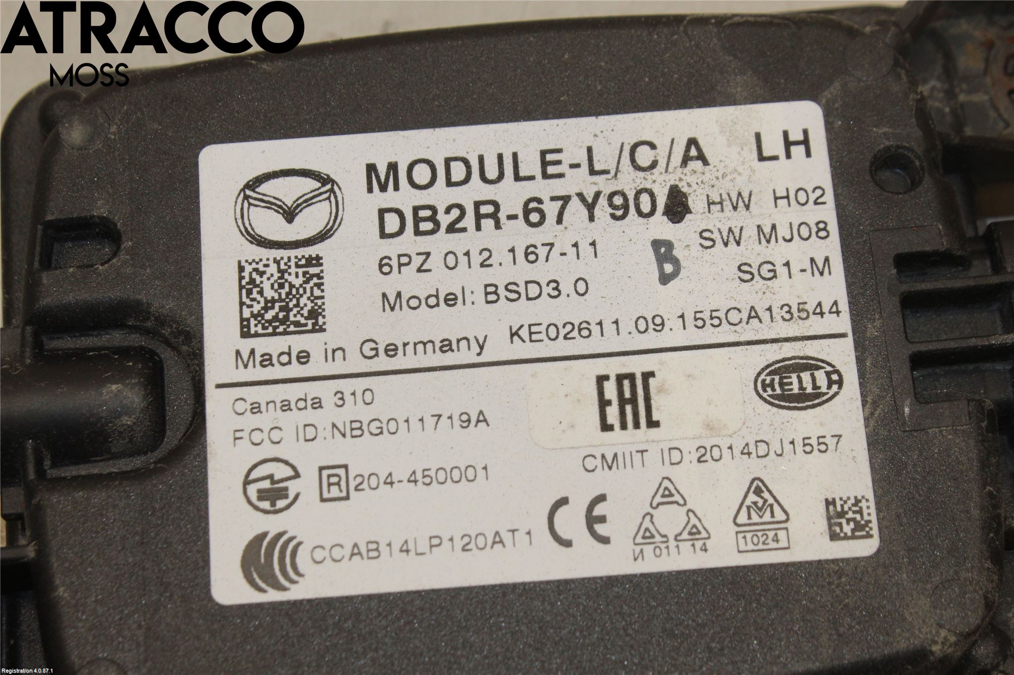 Mazda CX-3 Sensor Kollisjonsbeskyttelse