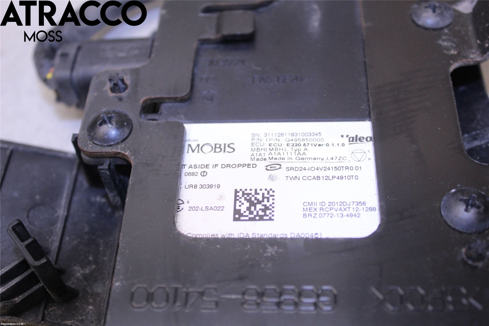 Kia NIRO (DE) 17-22 Sensor Kollisjonsbeskyttelse