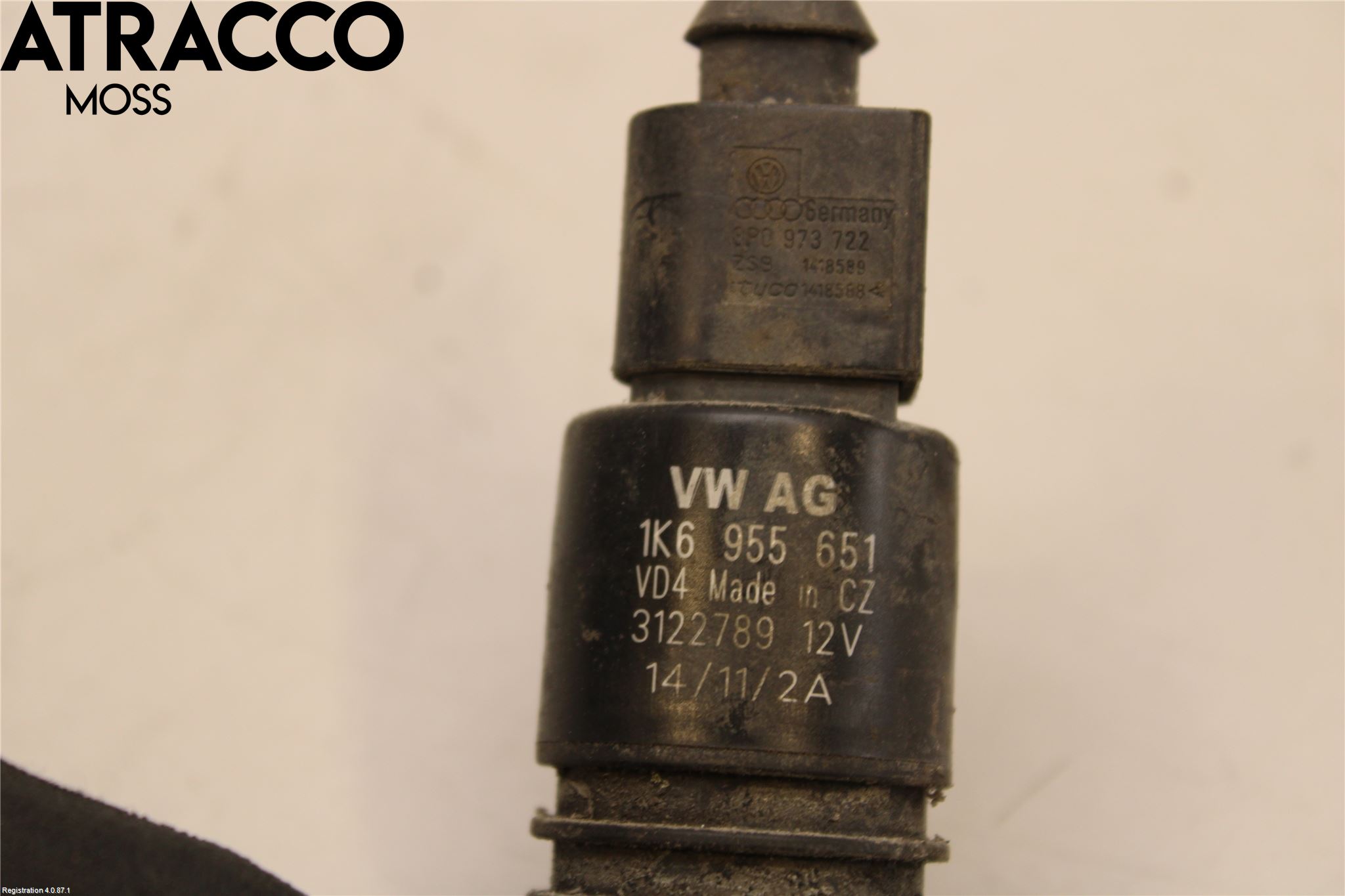 Volkswagen VW PASSAT 11-14 Spylerpumpe Frontrute