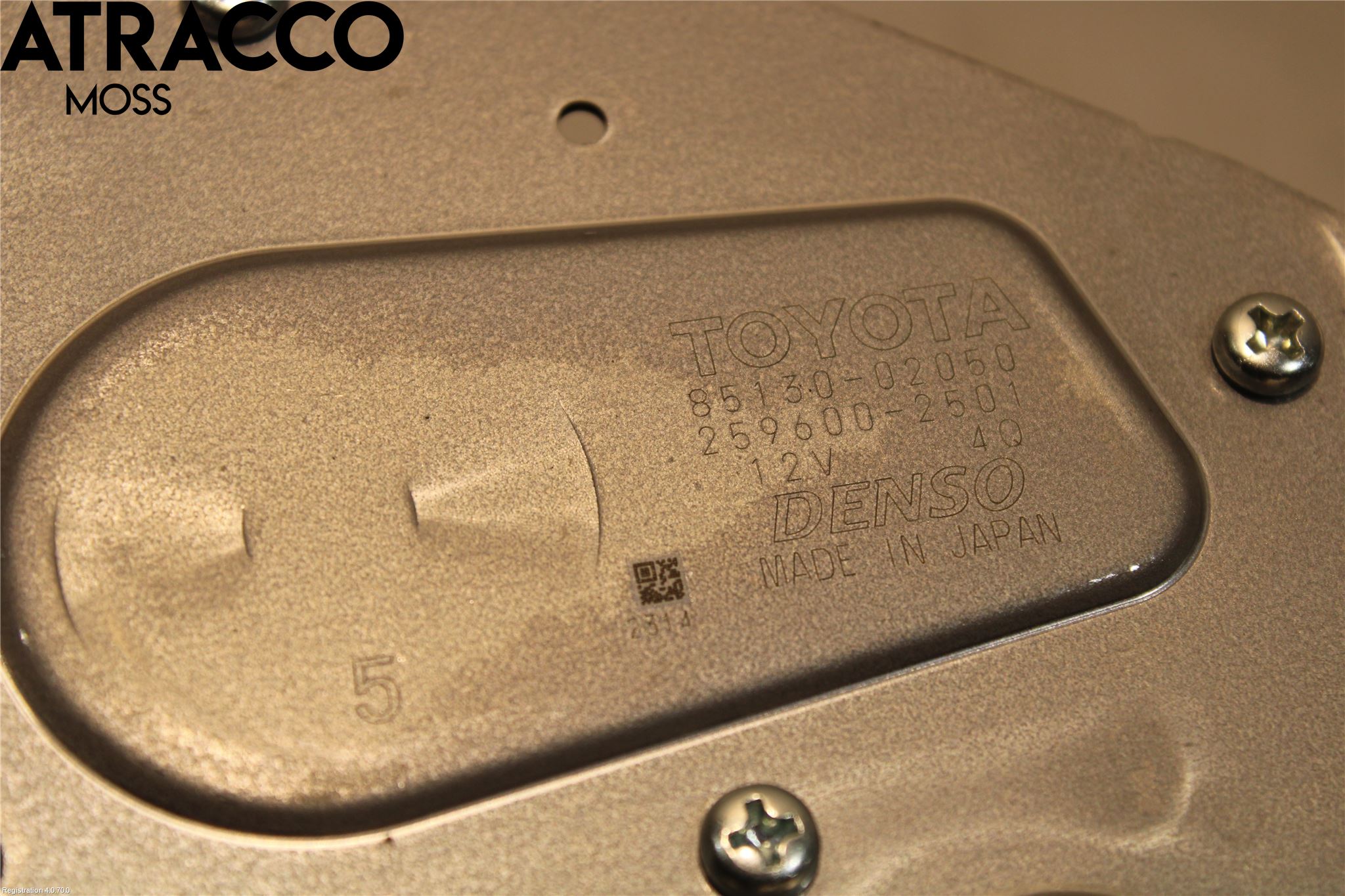 Toyota AURIS 13-19 Viskermotor Bakluke