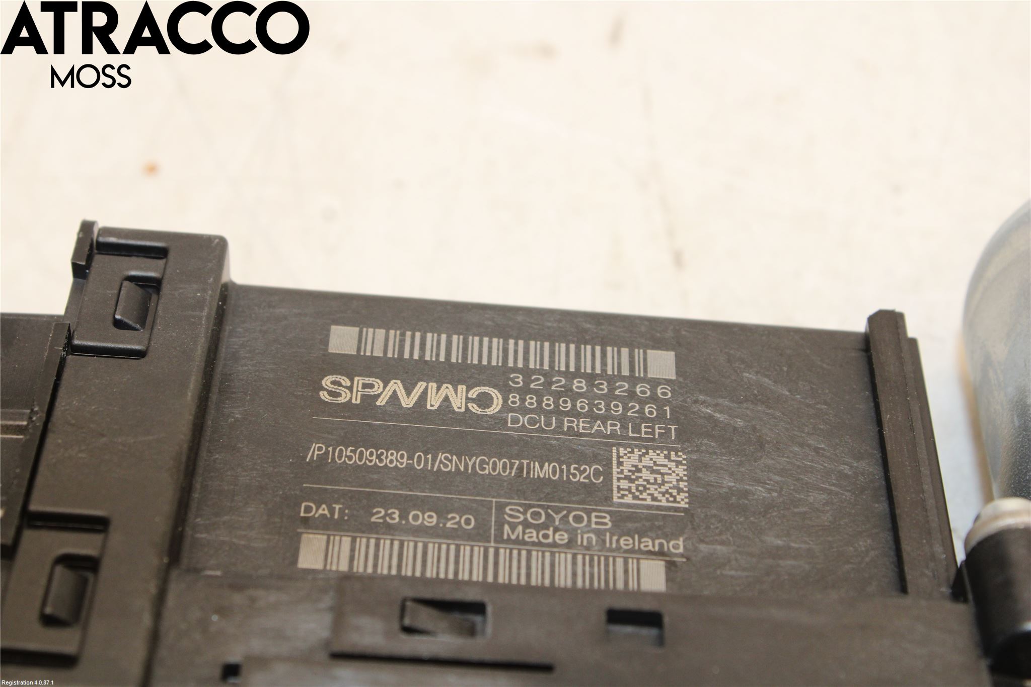 Volvo XC40/RECHARGE 18- Vindusheismotor