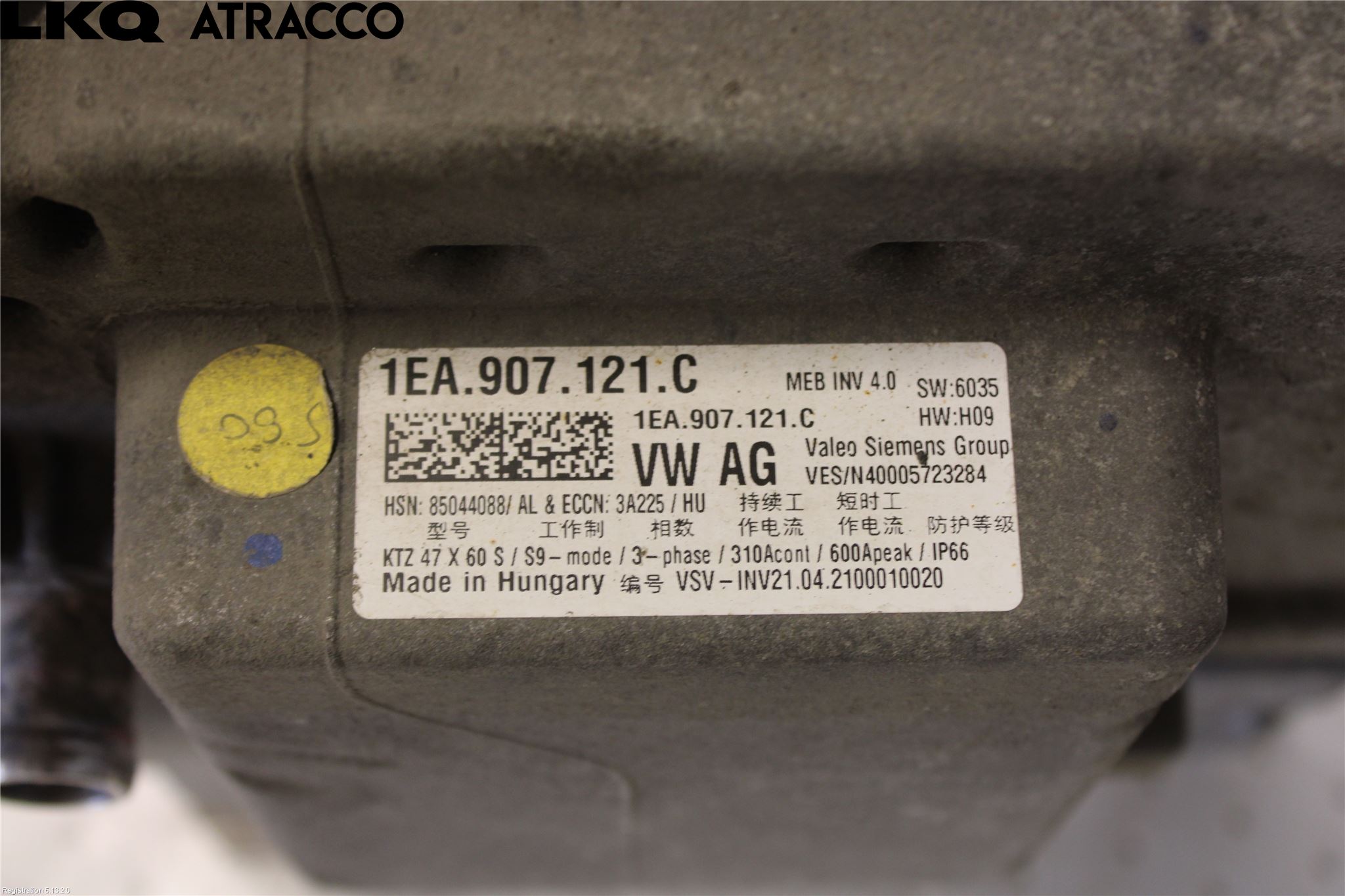 Skoda ENYAQ iV 21- Dc-Cd Omformer Hybrid