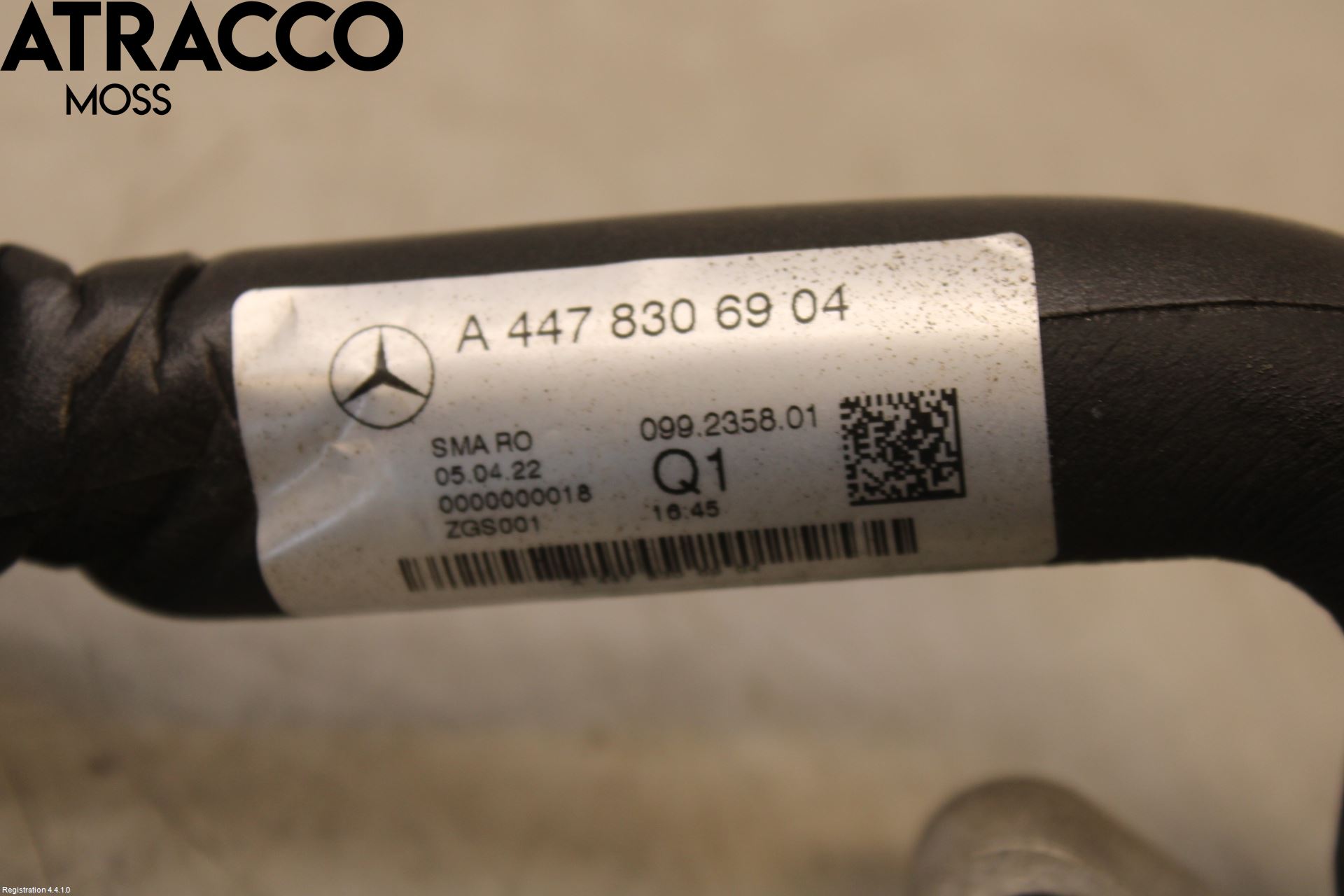 Mercedes-Benz MB EQV (447) 21- Varme Ac Slange - Rør