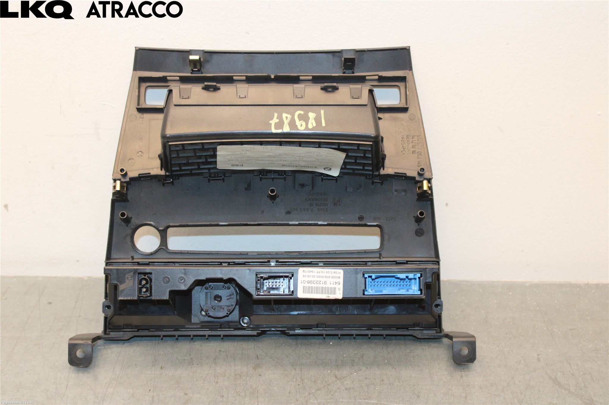 BMW 5 E60/61 Sed/Tou 02-10 Varme Ac Betjening-Display