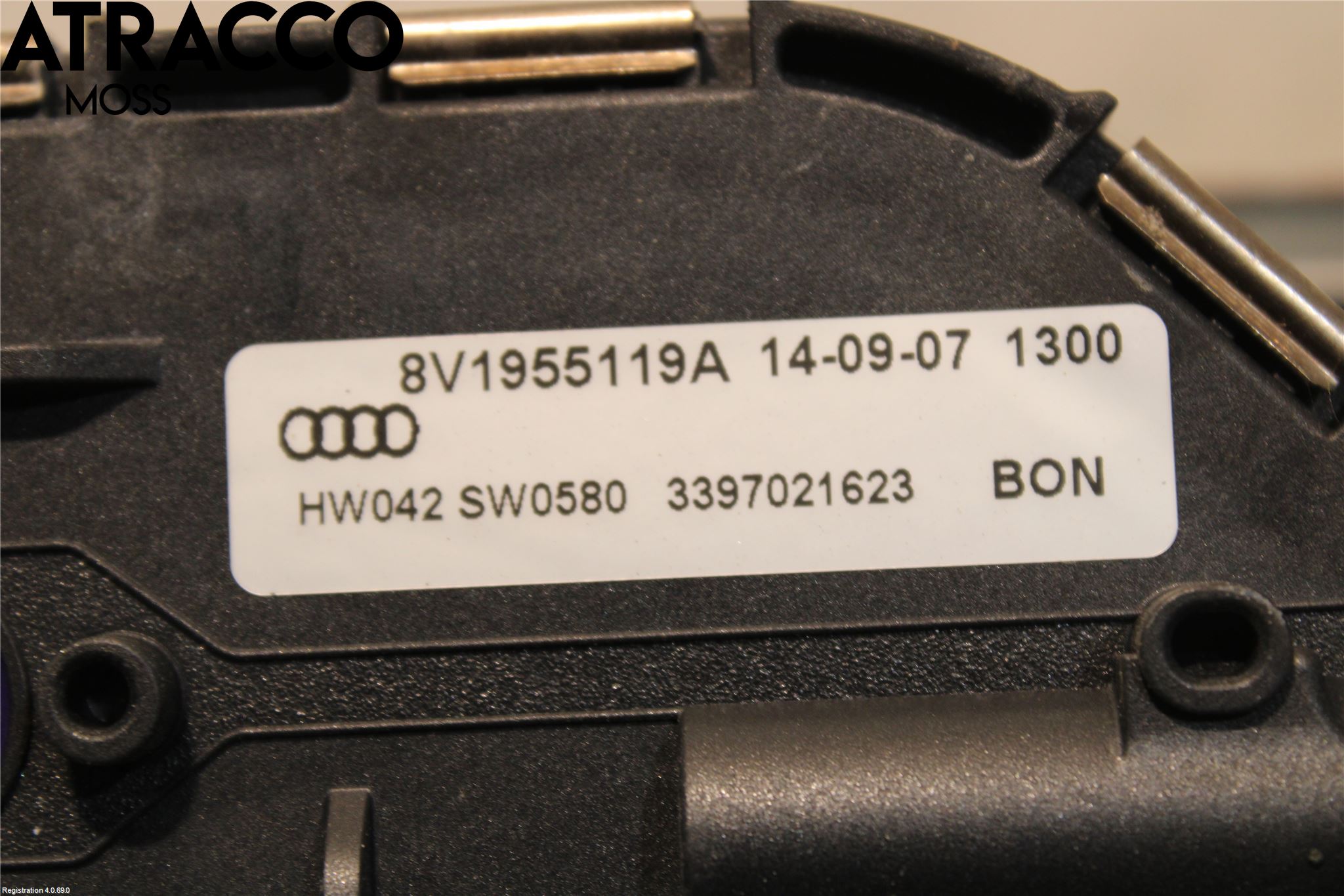 Audi A3/S3 8V 13-20 Viskermotor Frontrute