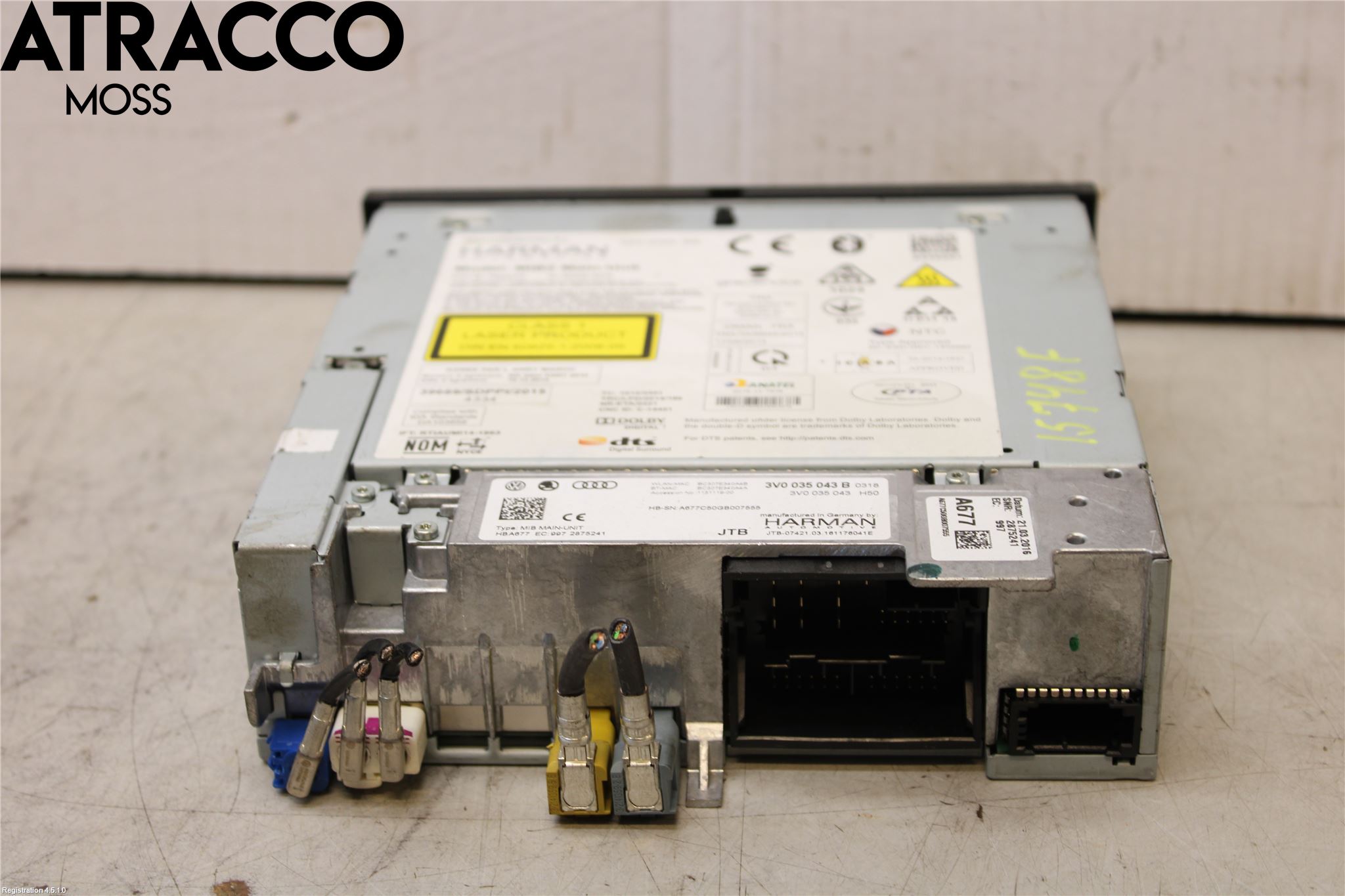 Skoda SUPERB 16-24 Stereo Radio Med Cd