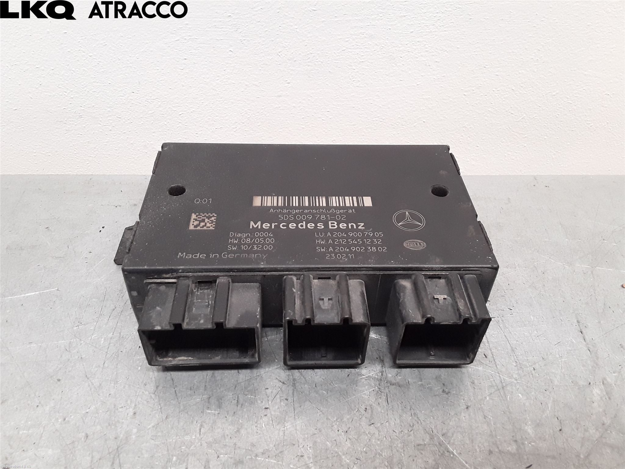 Mercedes-Benz MB C-KLASS (W204) 07-15 Styreenhet Tilhengerfeste