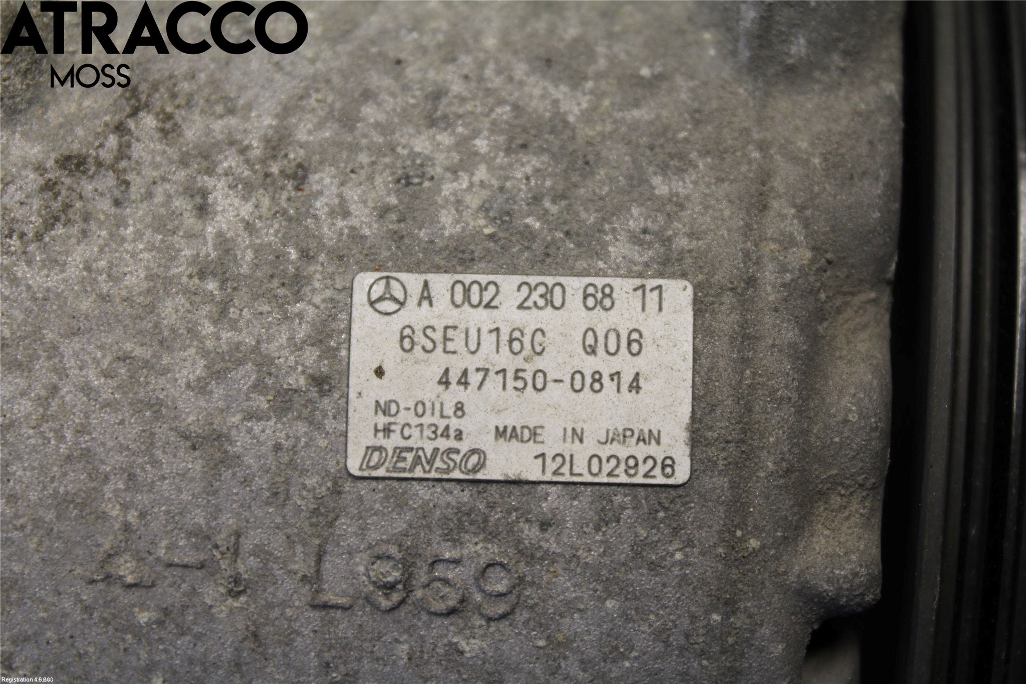 Mercedes-Benz MB A-KLASS (W169) 04-12 Varme Ac Kompressor