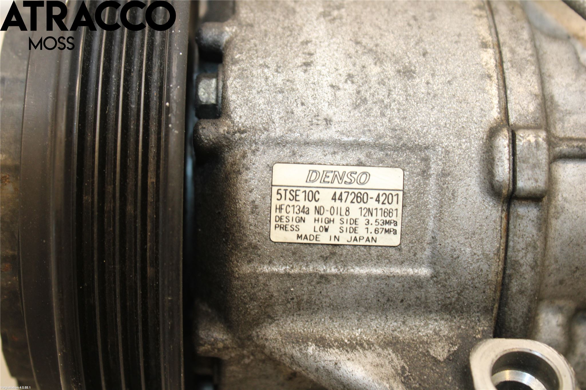 Toyota VERSO-S 11-16 Varme Ac Kompressor
