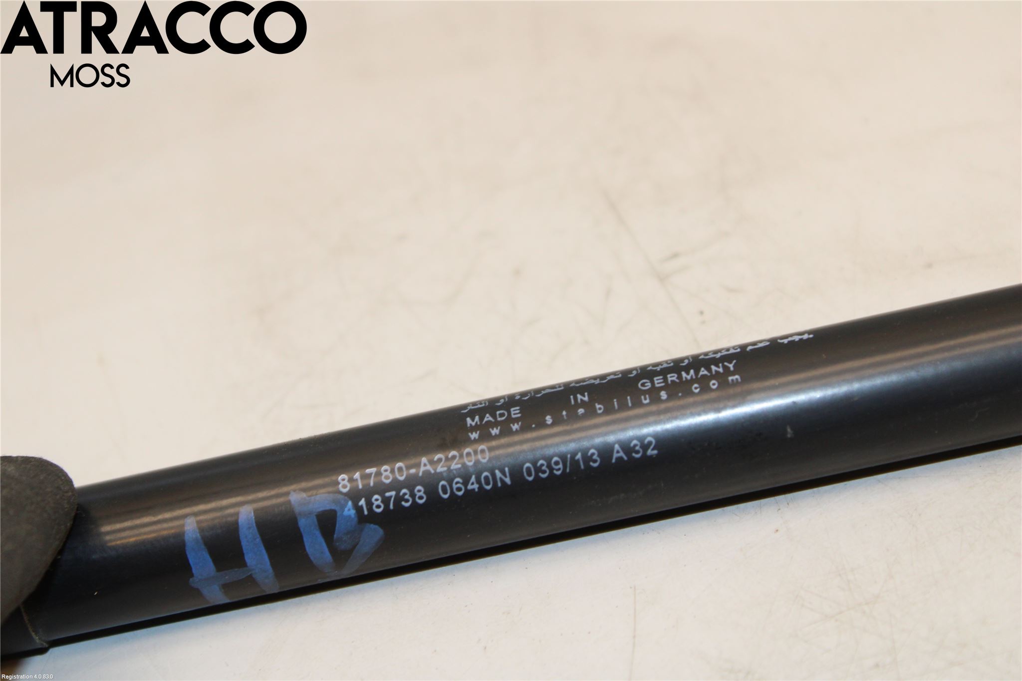 Kia CEED 12-18 Bakluke Demper-Gassfjær