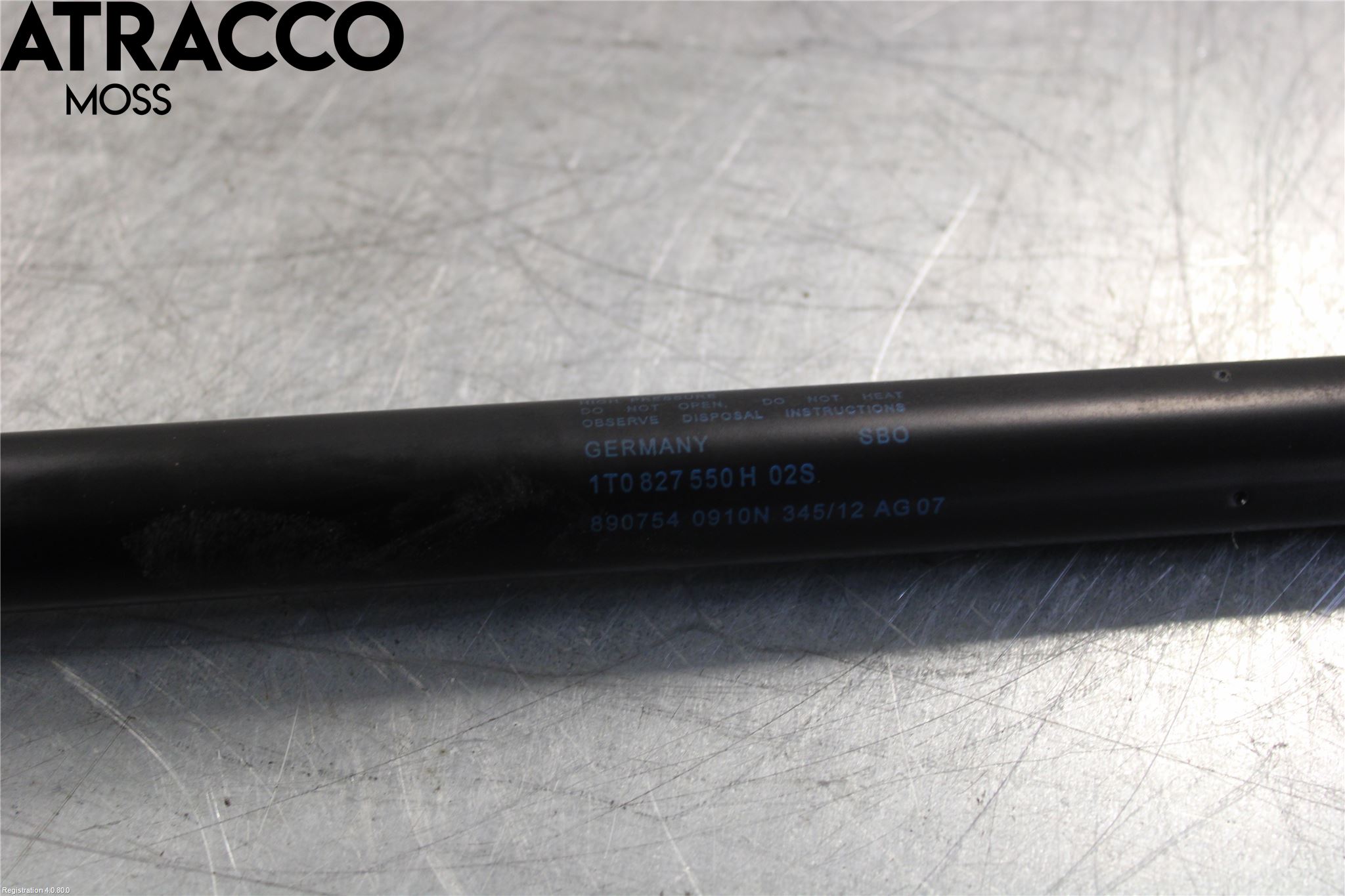 Volkswagen VW TOURAN 10-15 Bakluke Demper-Gassfjær