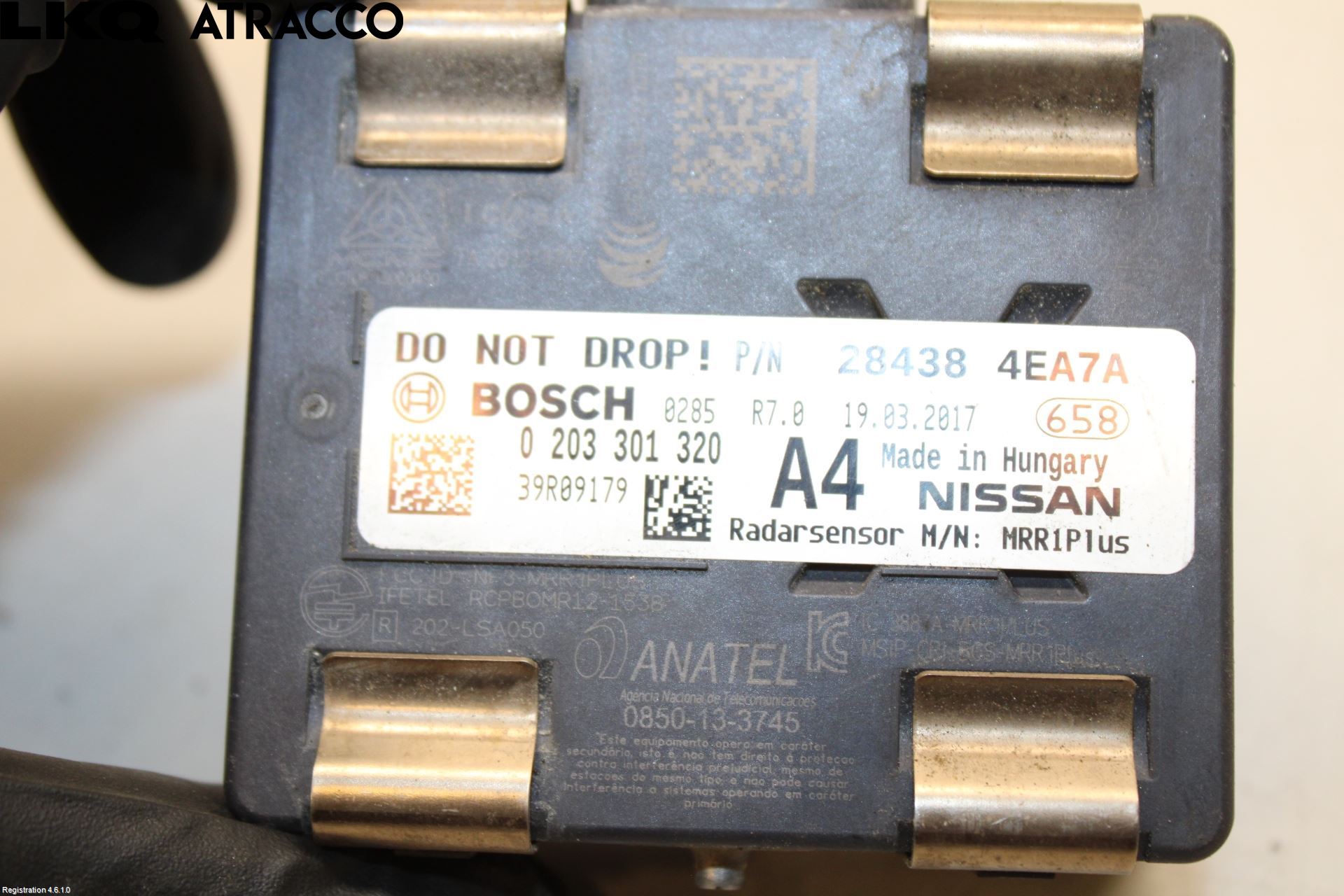 Nissan QASHQAI 17-21 Sensor Kollisjonsbeskyttelse