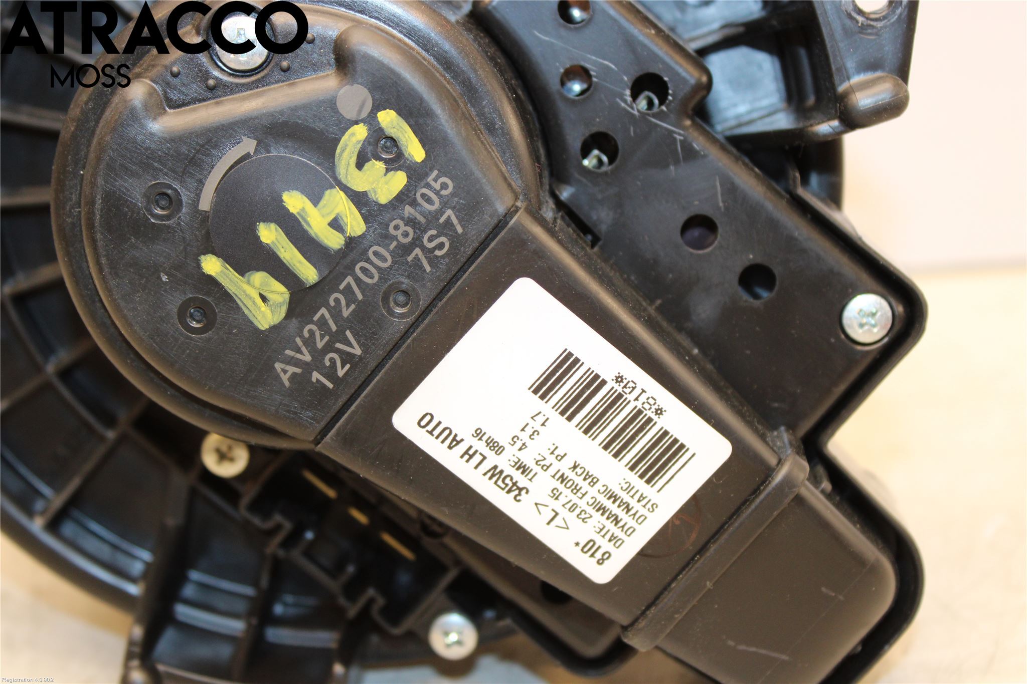 Toyota AVENSIS 09-15 Varme Ac Varmeapparatvifte