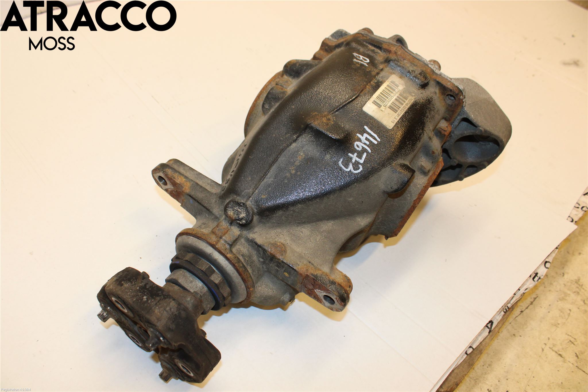 BMW 4 F32/F33/F82/F83 13-20 Bakaksel Kardang Bak -Diff