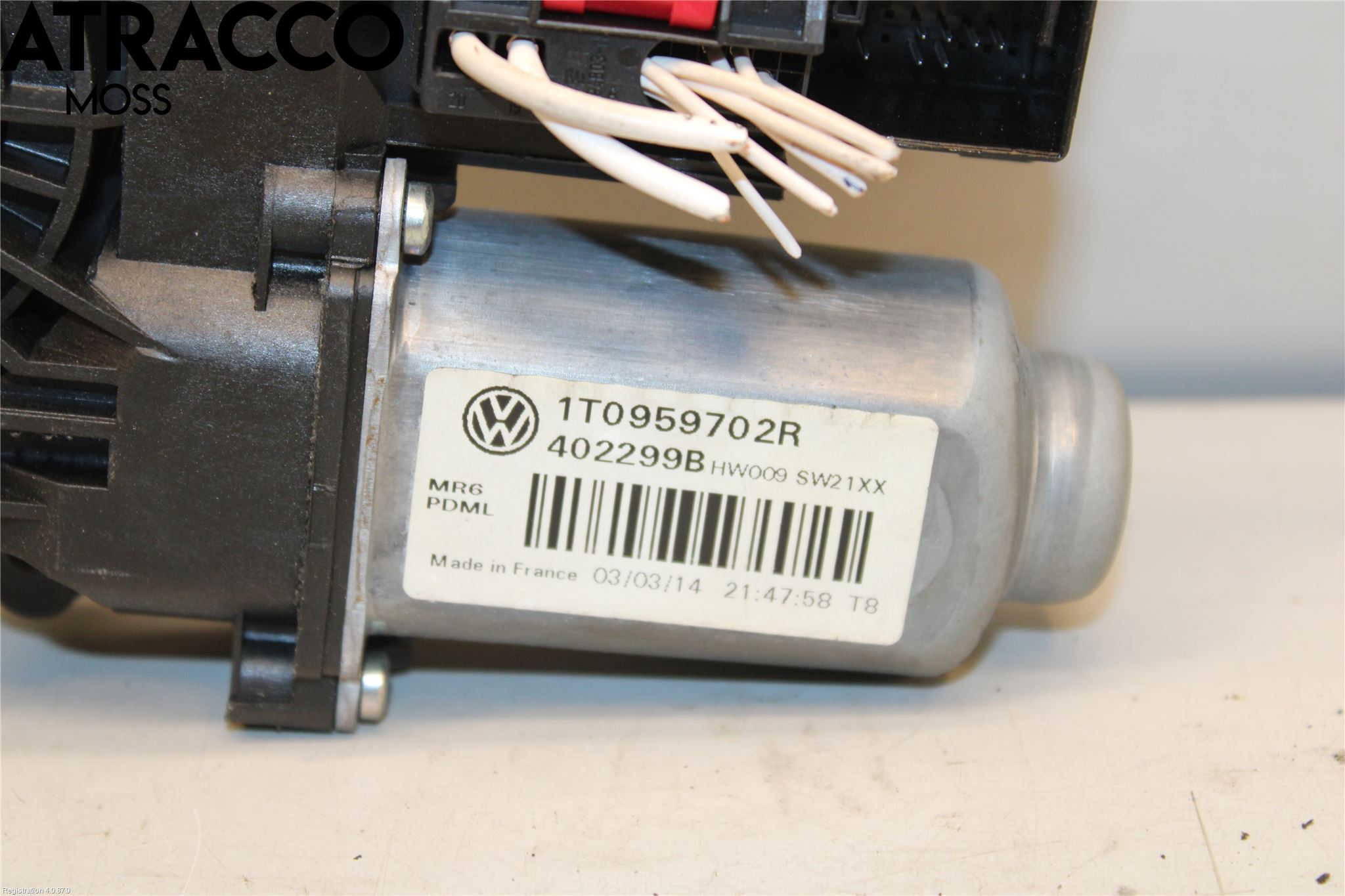 Volkswagen VW CADDY 11-15 Vindusheismotor