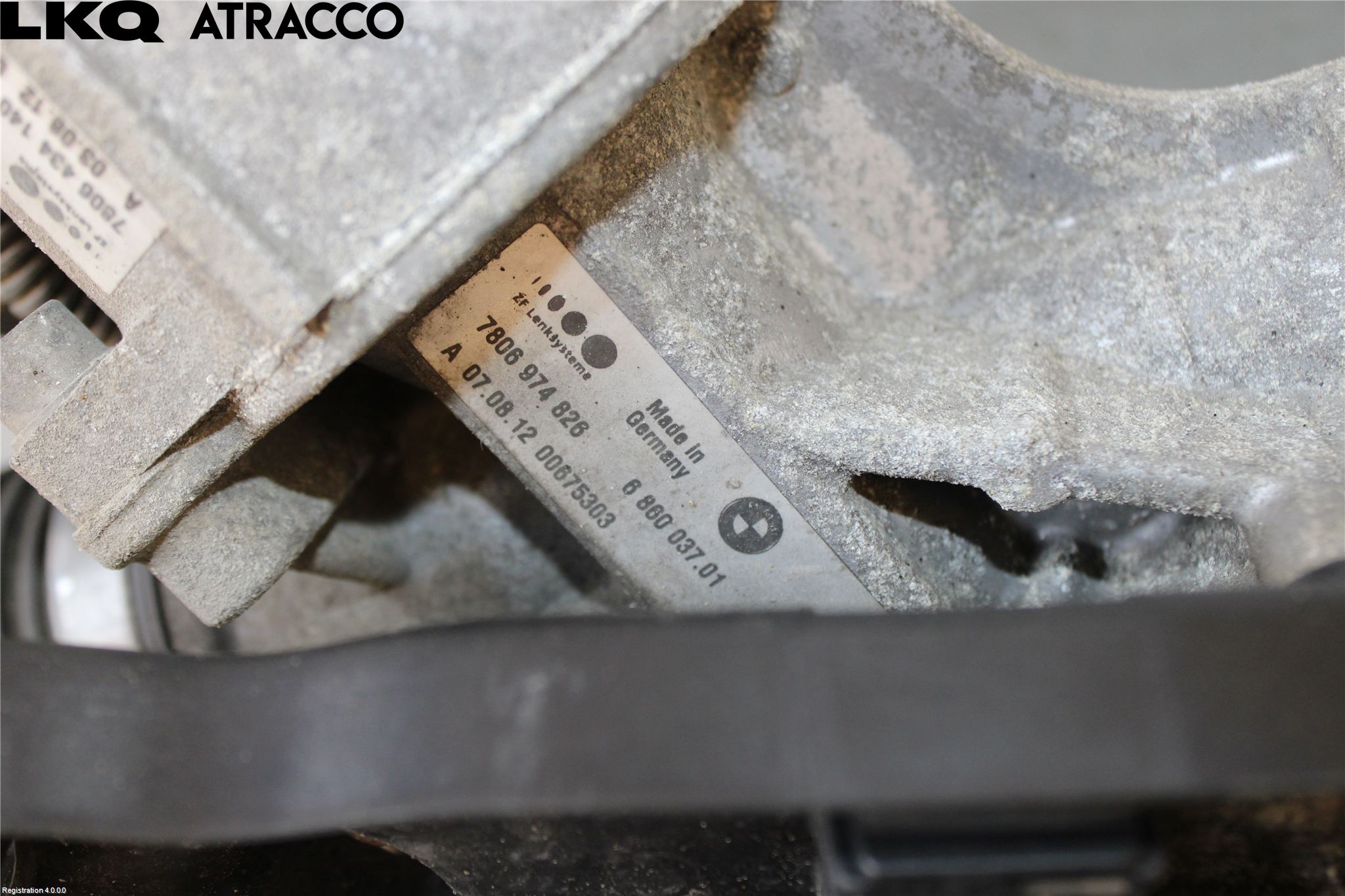 BMW 6 F12/F13 10-18 Servo Snekke - Tannstang