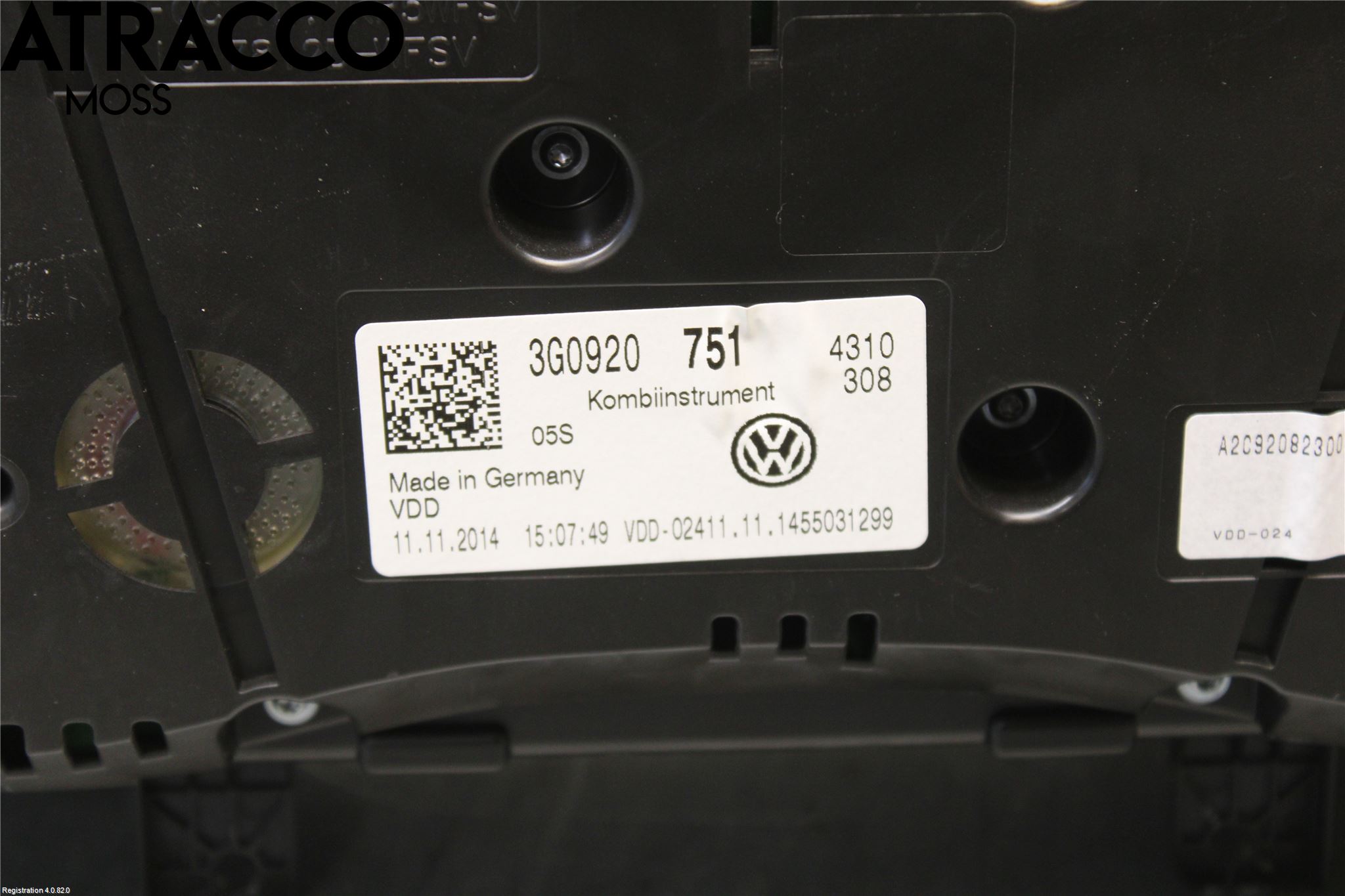 Volkswagen VW PASSAT 15-19 Instr Kombinert