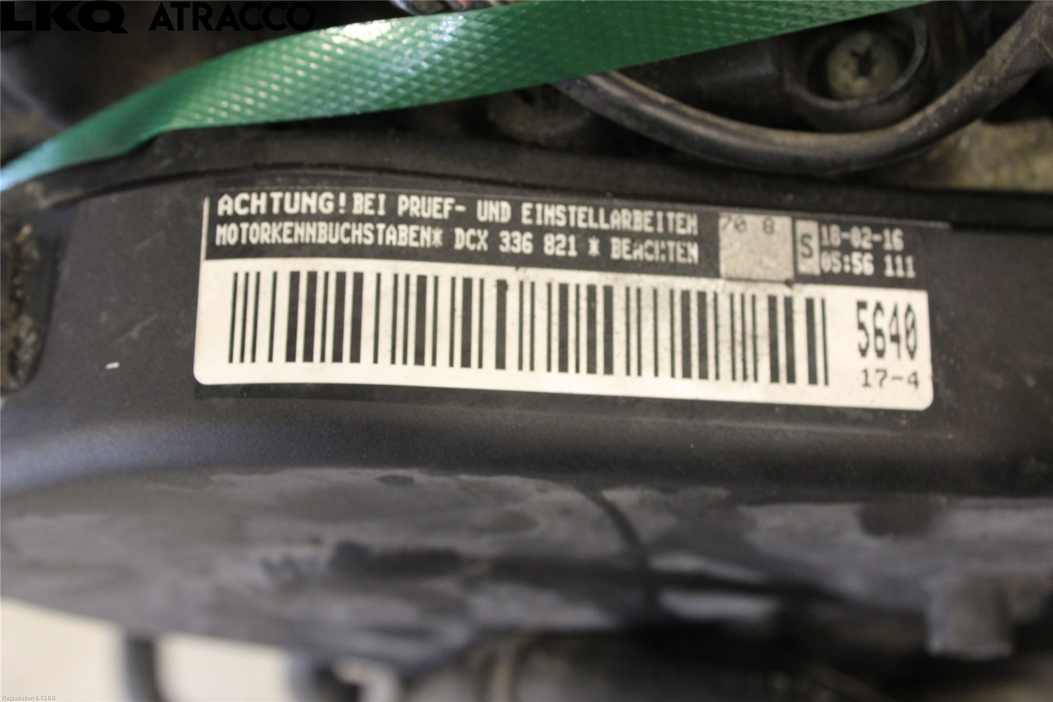 Volkswagen VW PASSAT 15-19 Motor Diesel