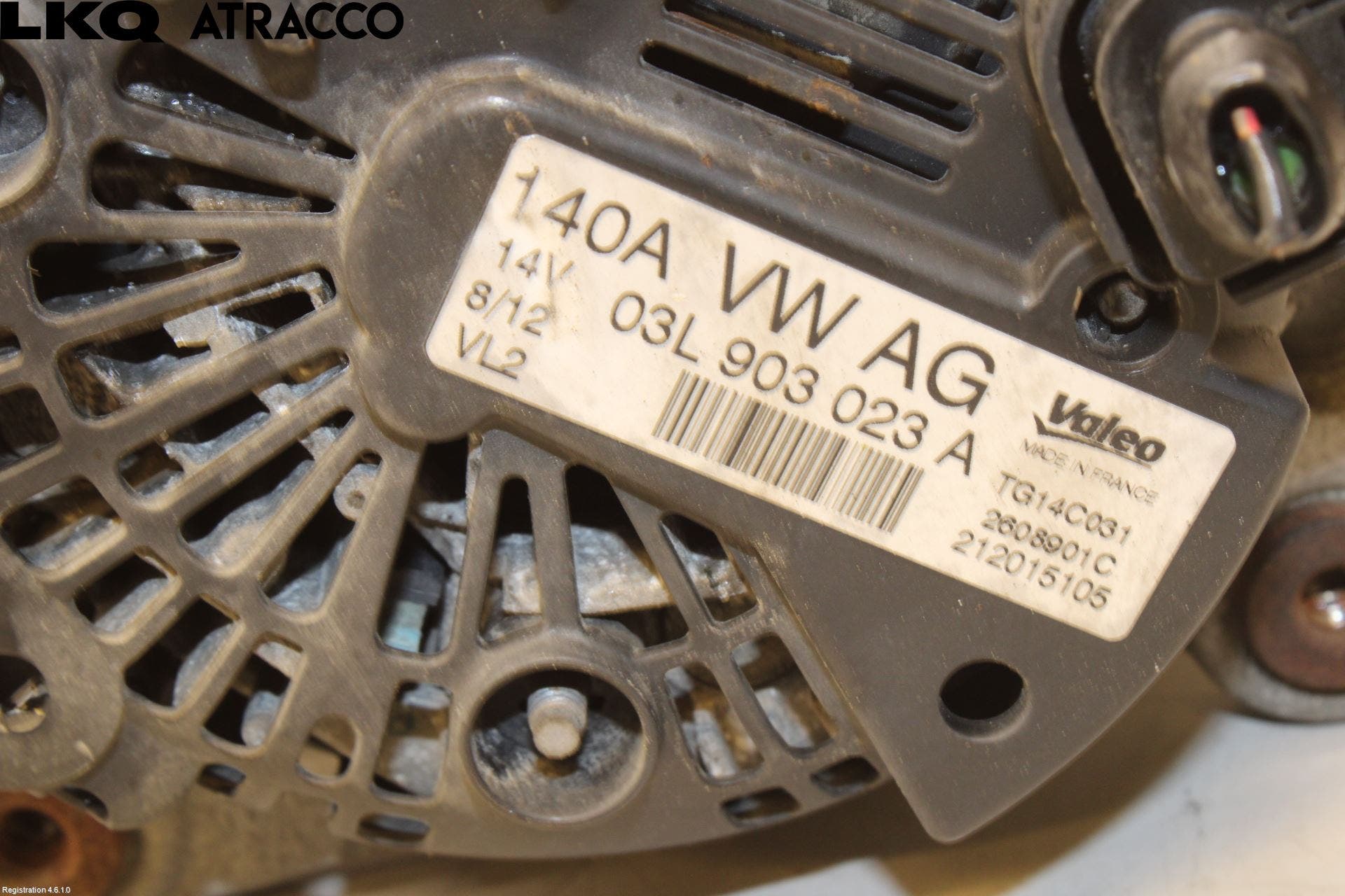 Volkswagen VW TIGUAN 07-16 Dynamo